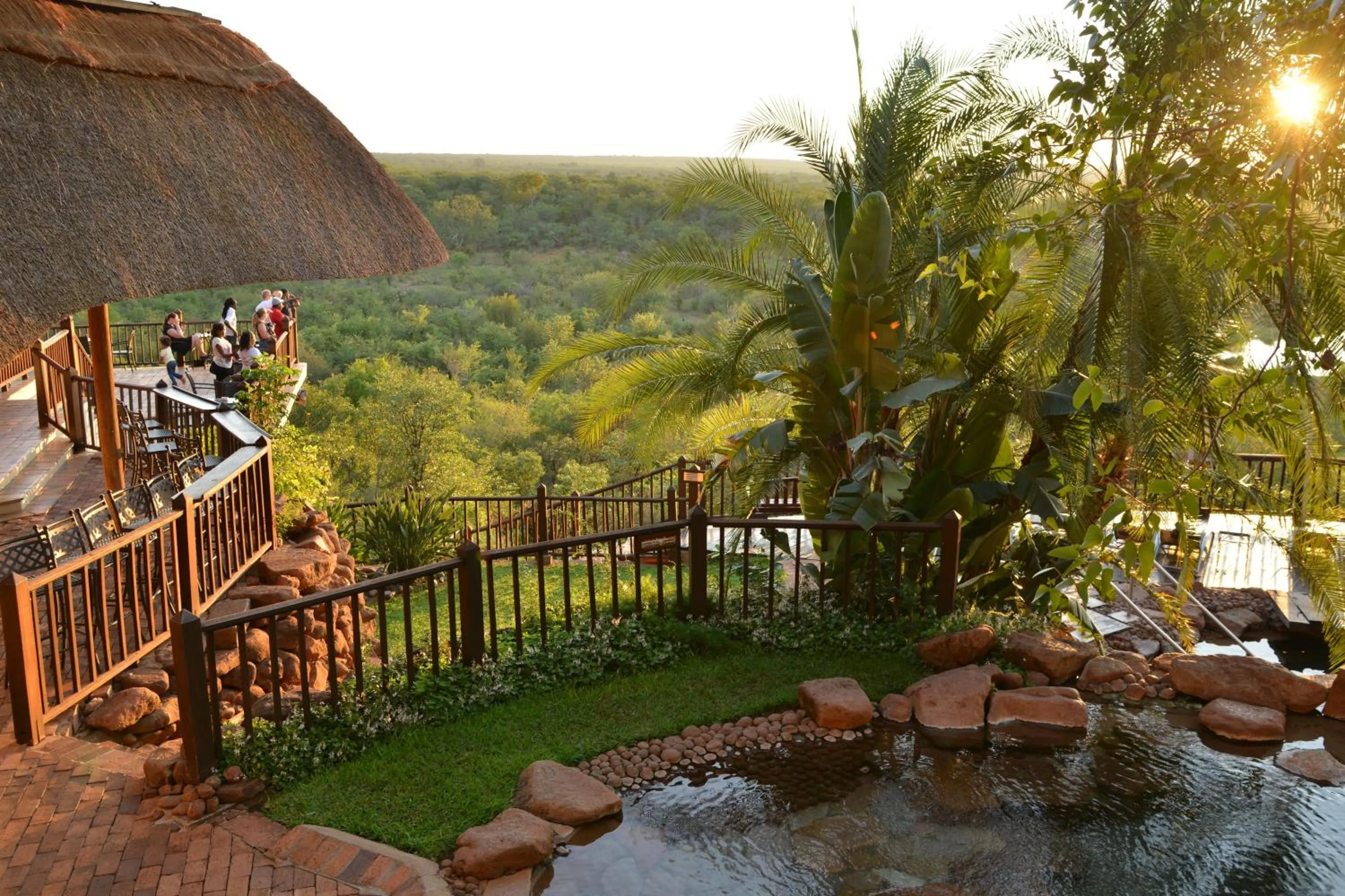 Swimming pool in Victoria Falls Safari Suites