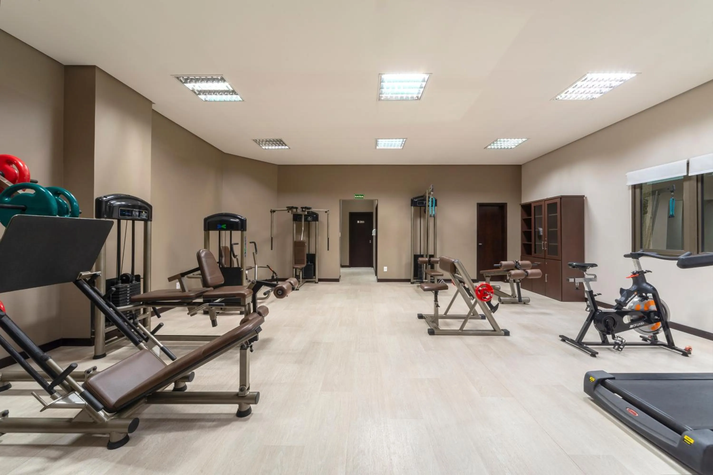 Fitness centre/facilities in Hotel Laghetto Villa Moura