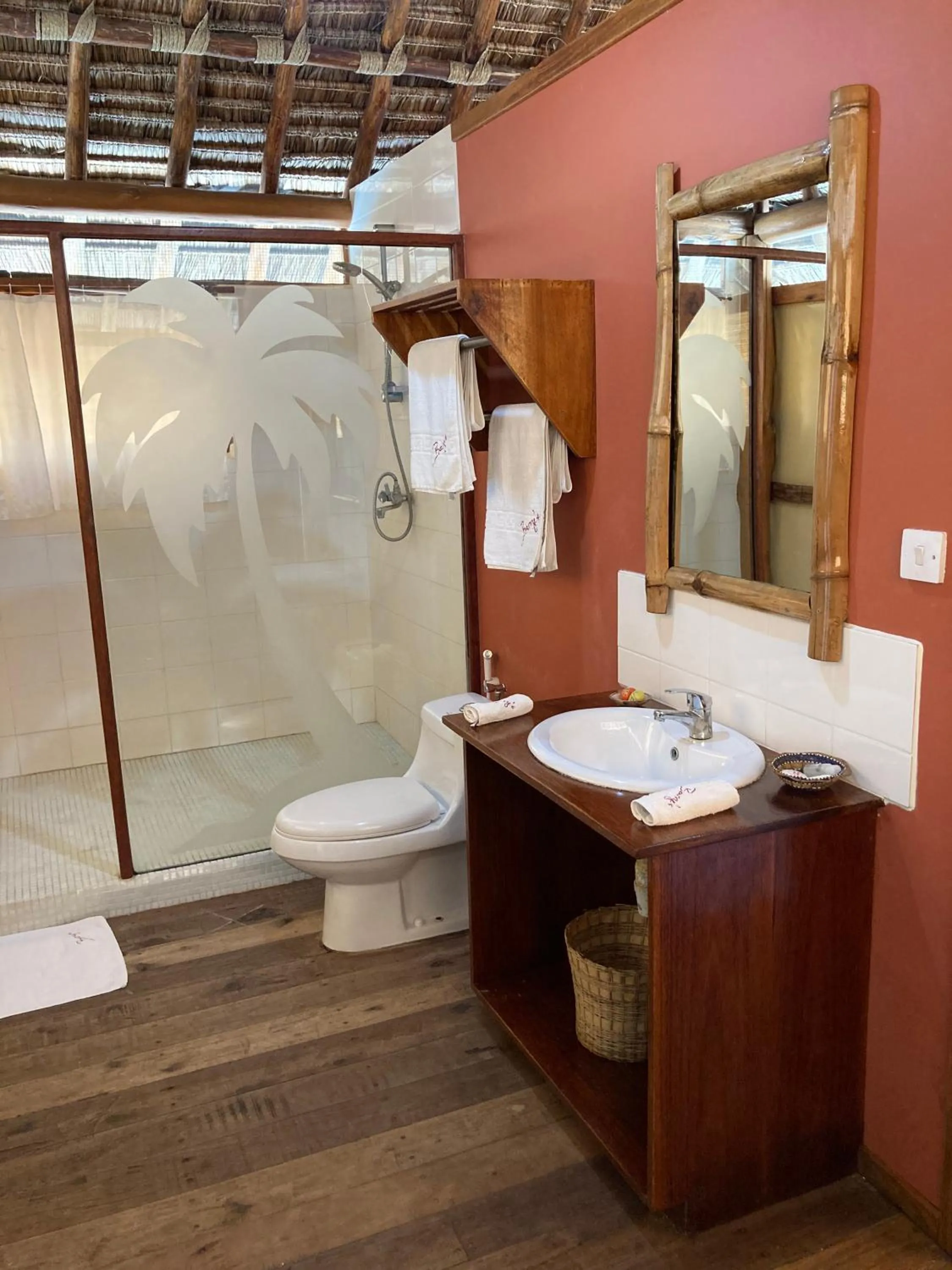 Toilet in Barry's Beach Resort