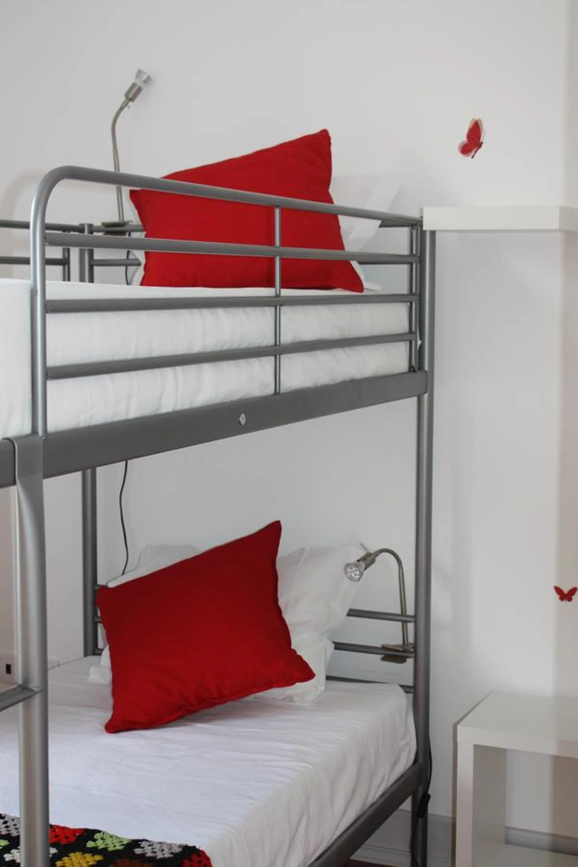 Decorative detail, Bed in Hostel Rossio Alcobaça