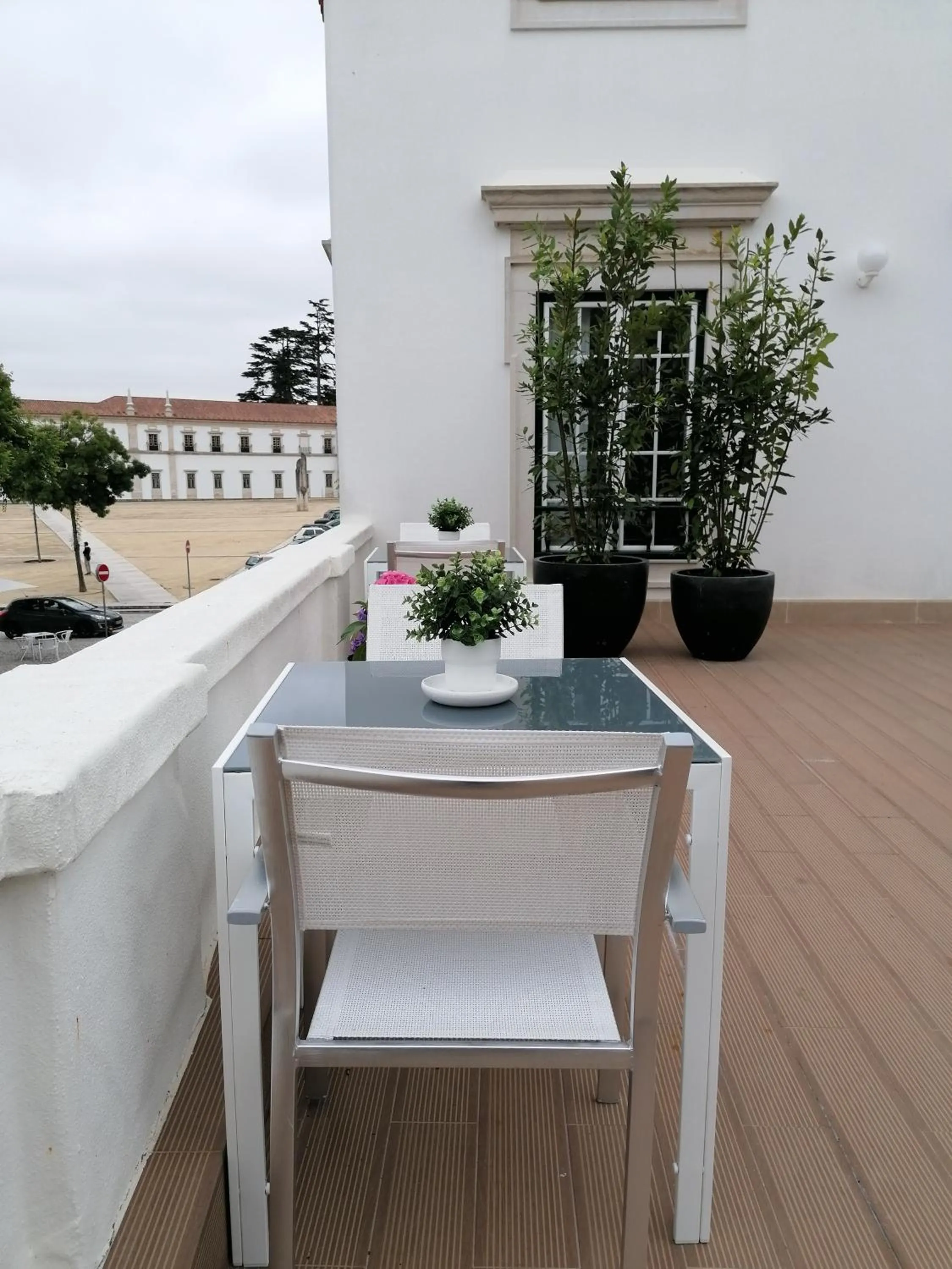 Balcony/Terrace in Hostel Rossio Alcobaça
