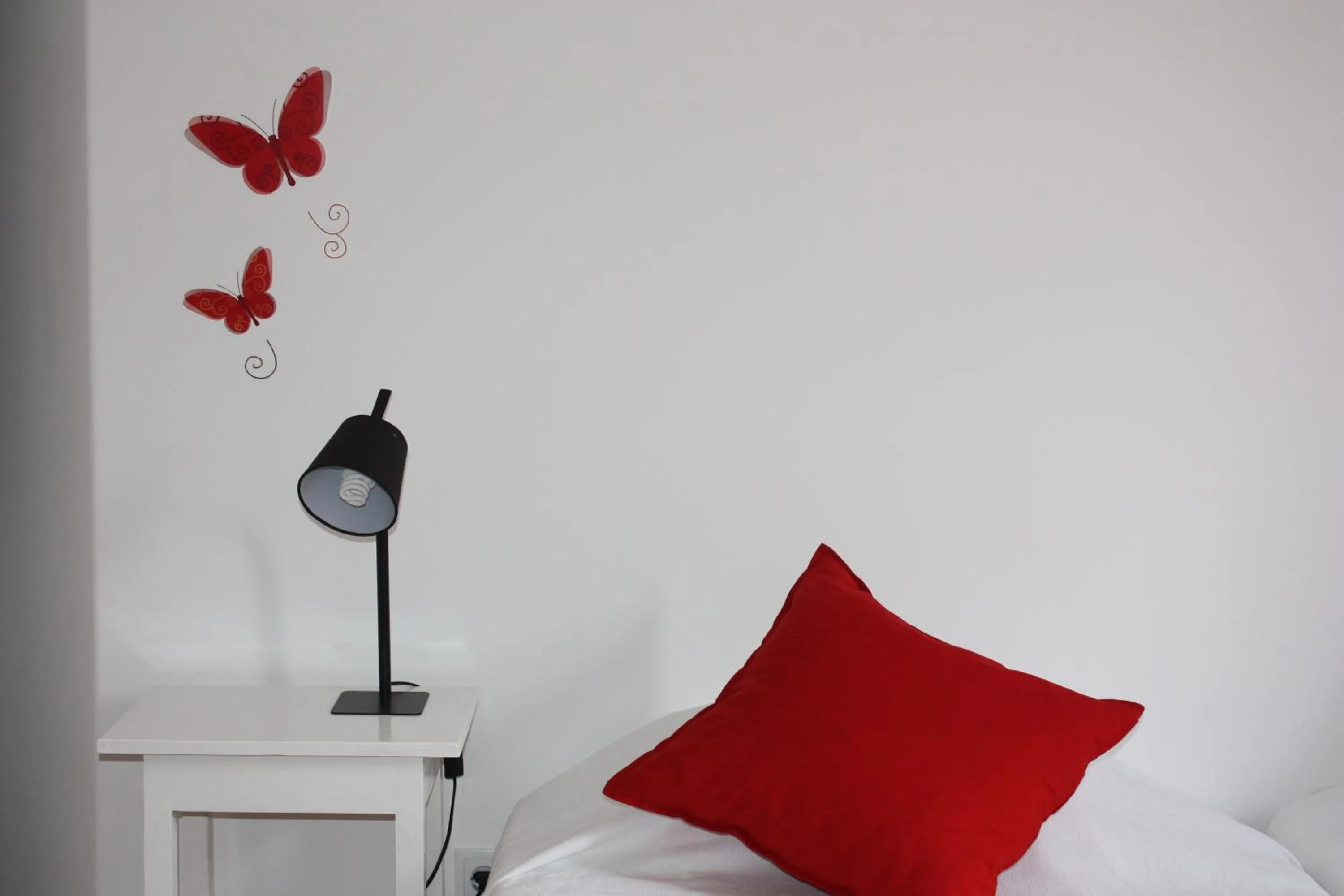 Decorative detail, Bed in Hostel Rossio Alcobaça