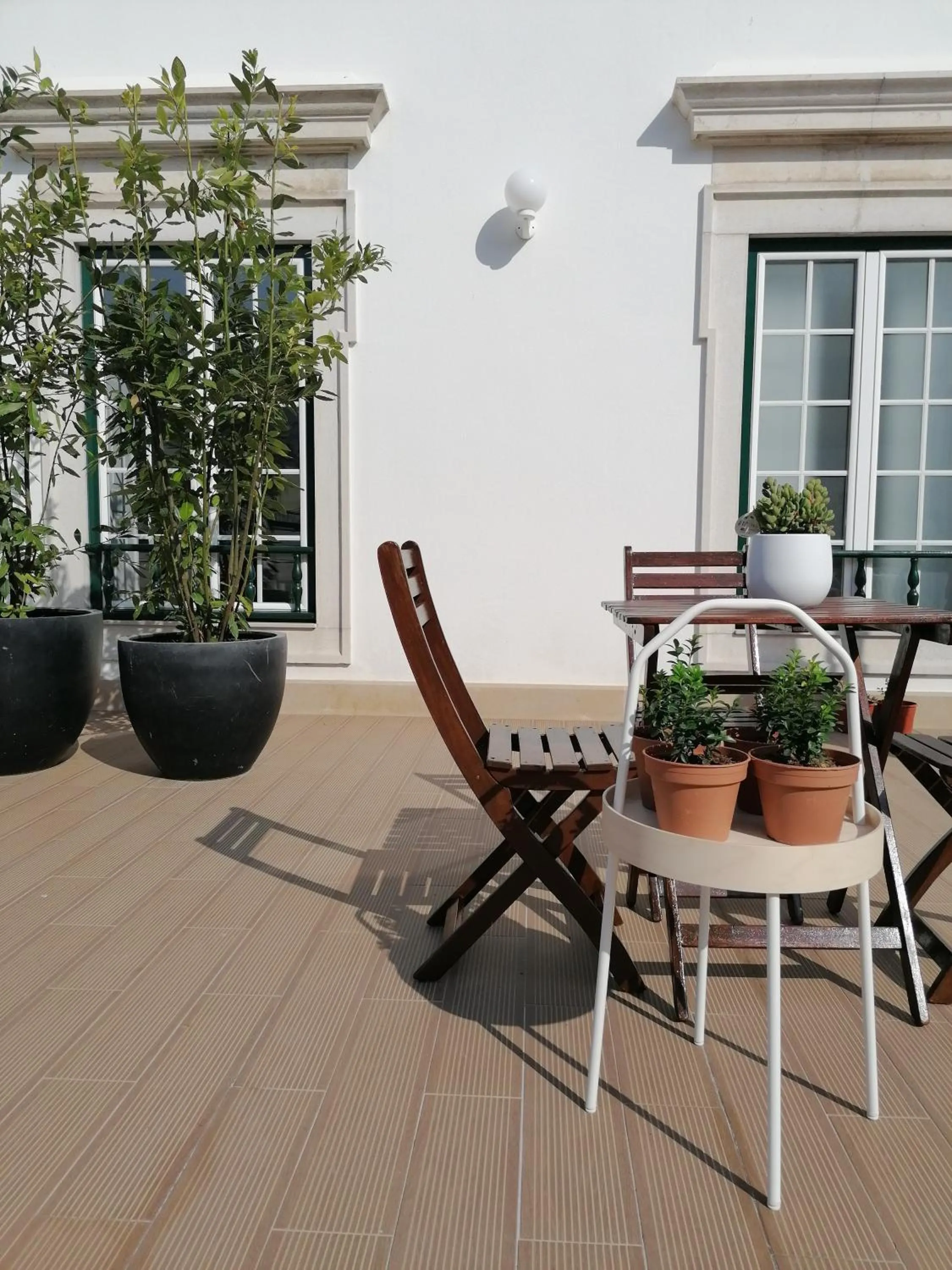 Balcony/Terrace in Hostel Rossio Alcobaça