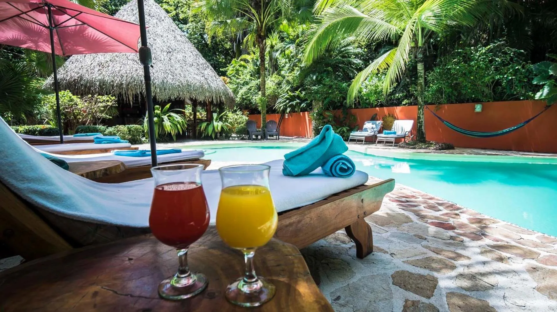 Swimming pool in Hotel El Pequeño Gecko Verde