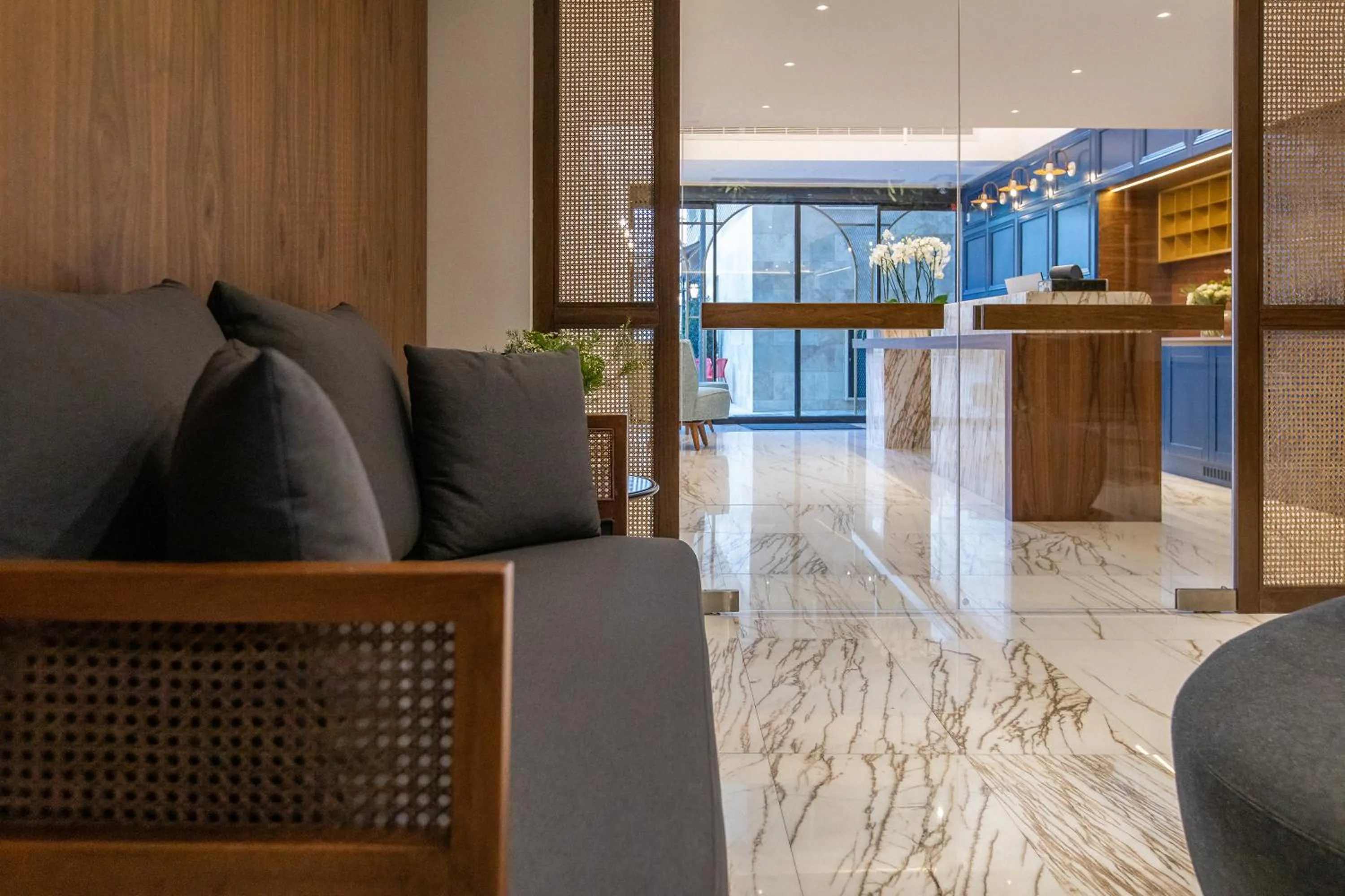 Lobby or reception in Old Port Hotel