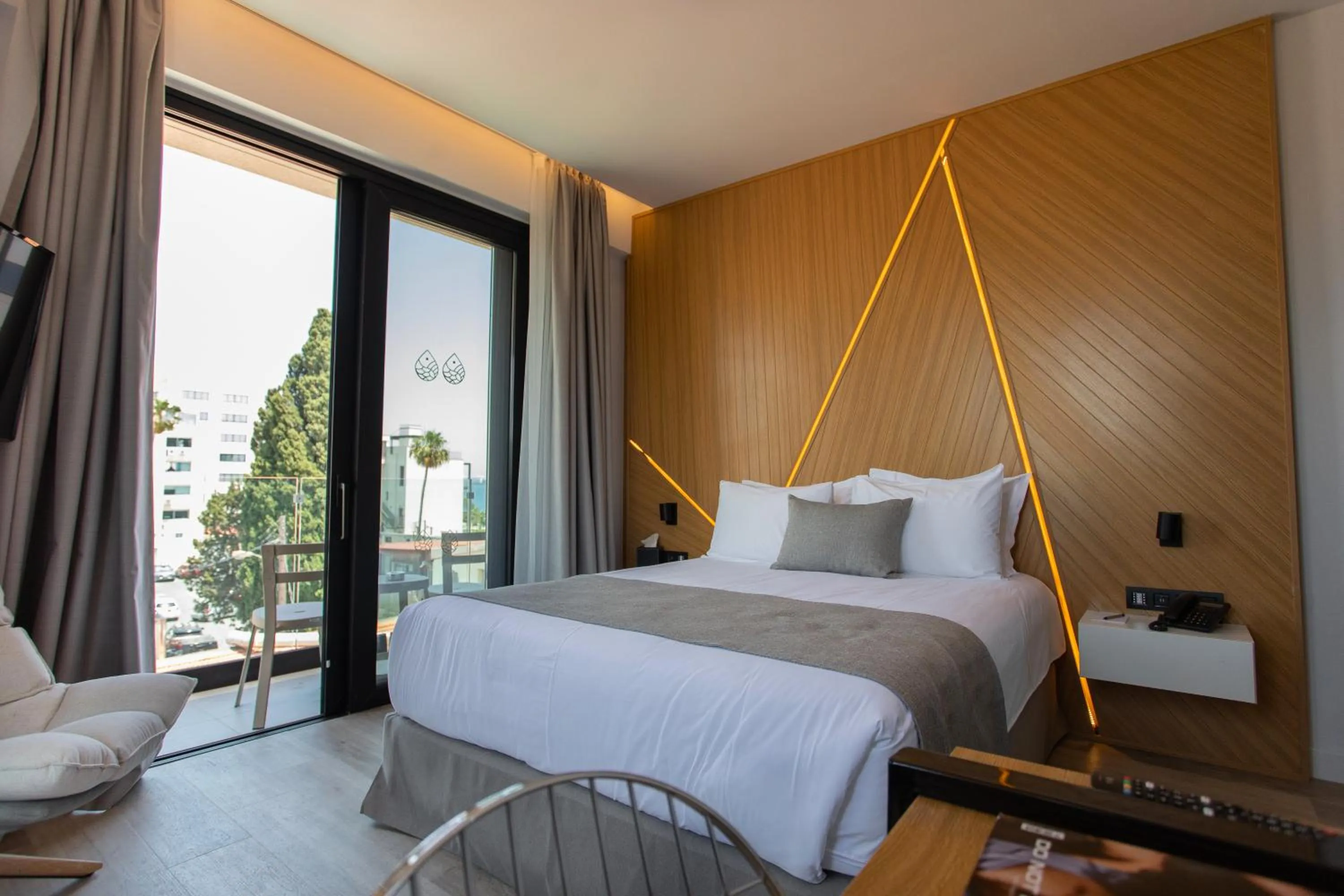 Bed in Old Port Hotel