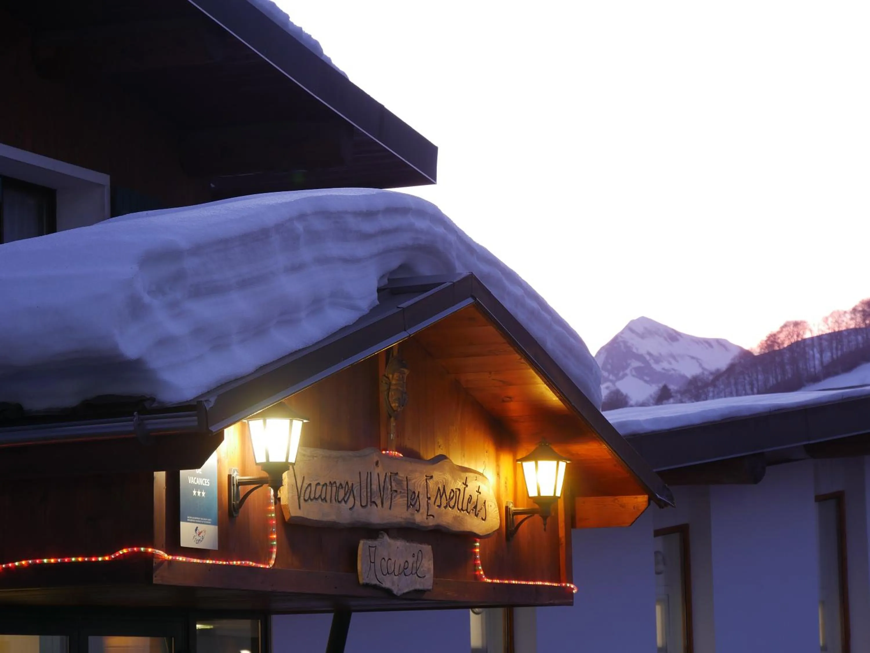 Facade/entrance in ULVF Les Essertets