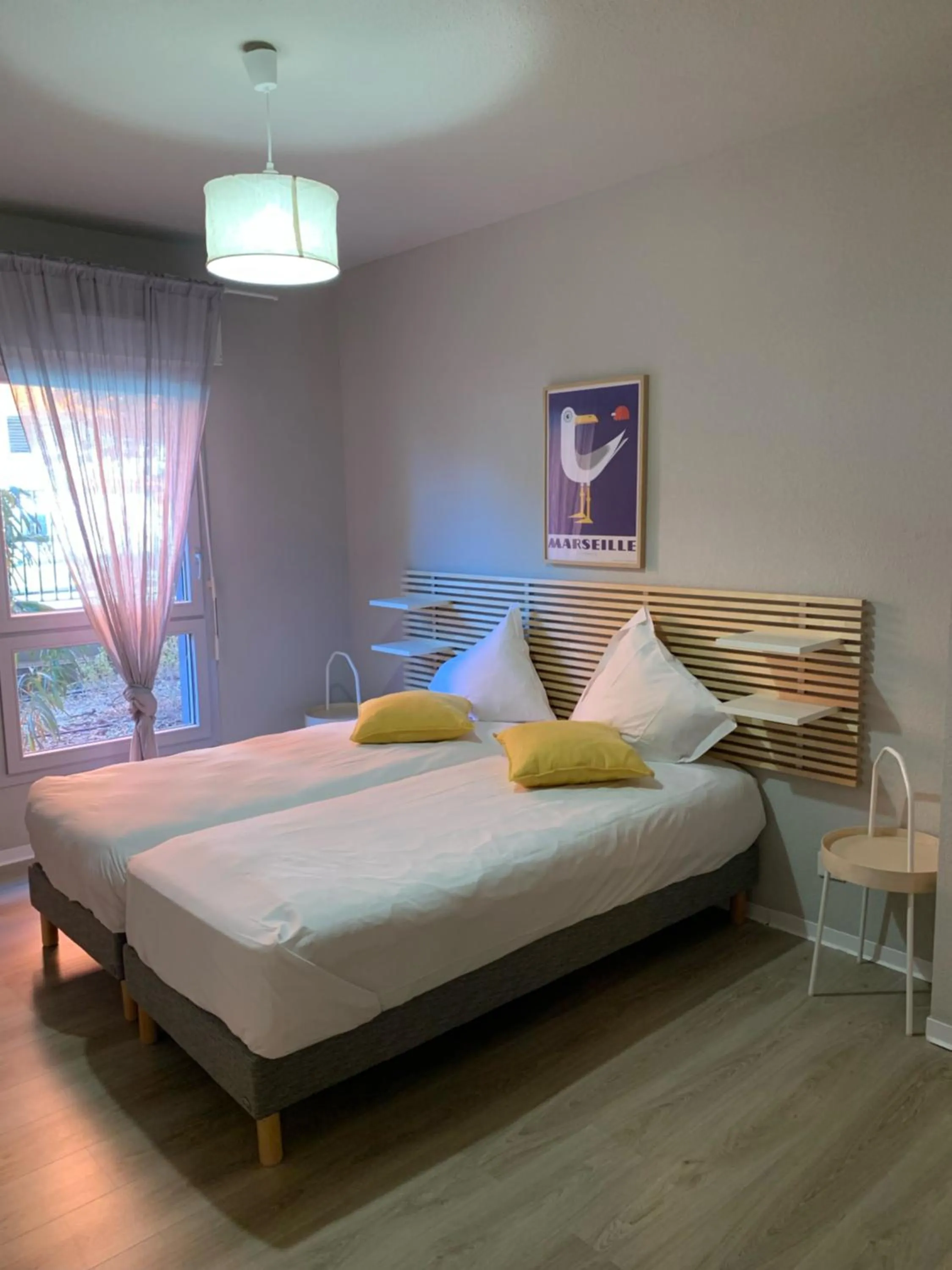 Bed in Apparteo Marseille