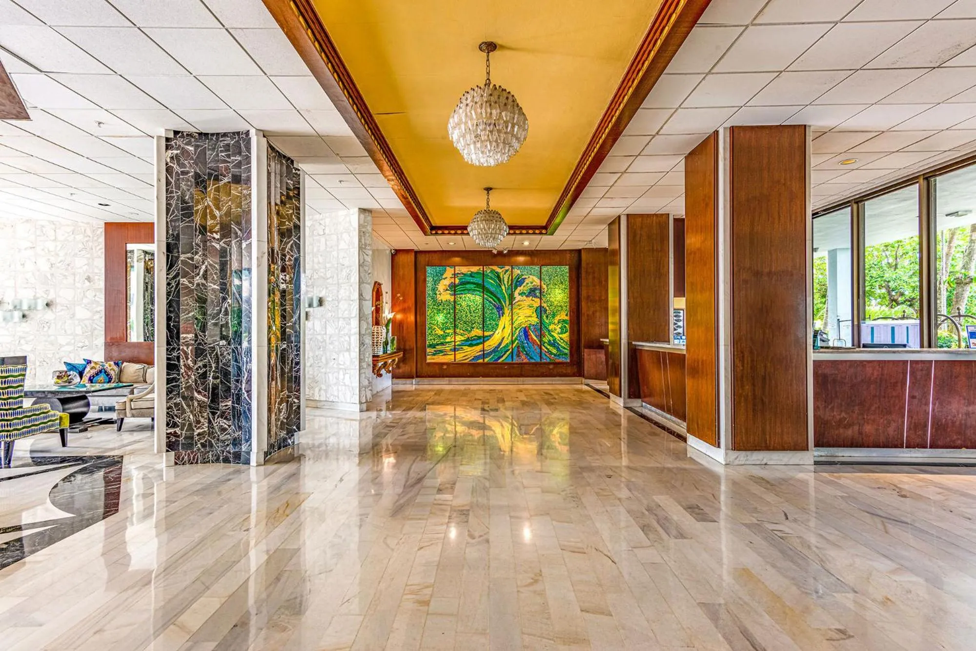 Lobby or reception in Seacoast Suites on Miami Beach