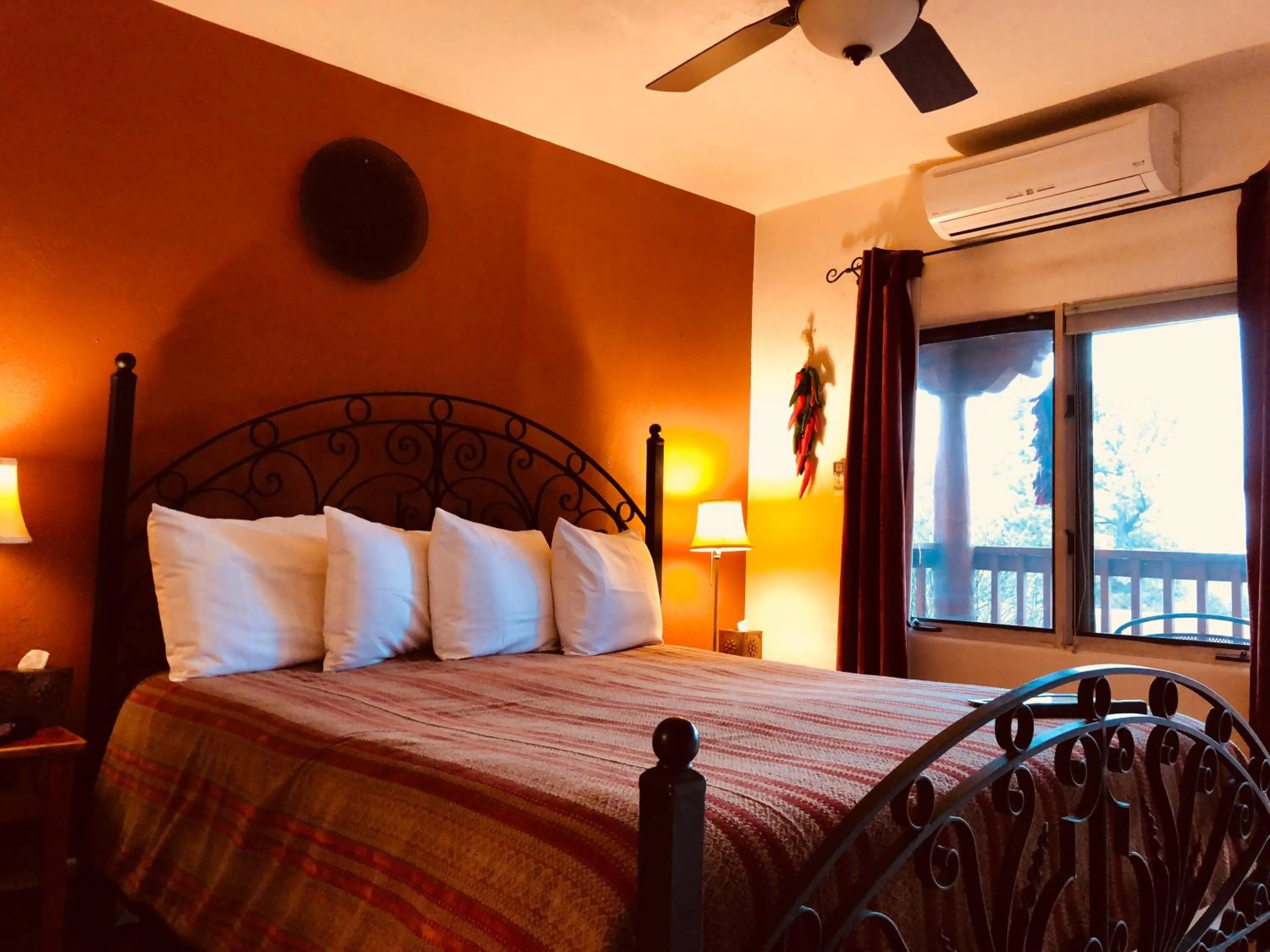 Bed in Santa Fe Bed & Breakfast