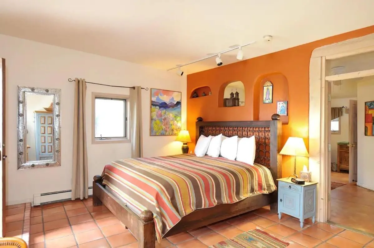 Bed in Santa Fe Bed & Breakfast