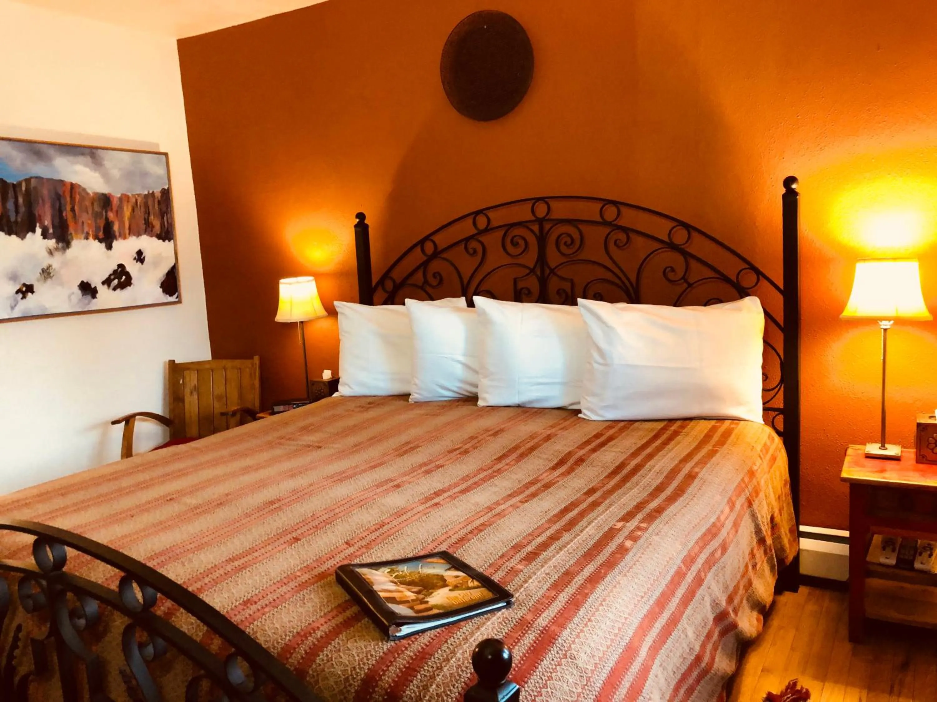 Bed in Santa Fe Bed & Breakfast