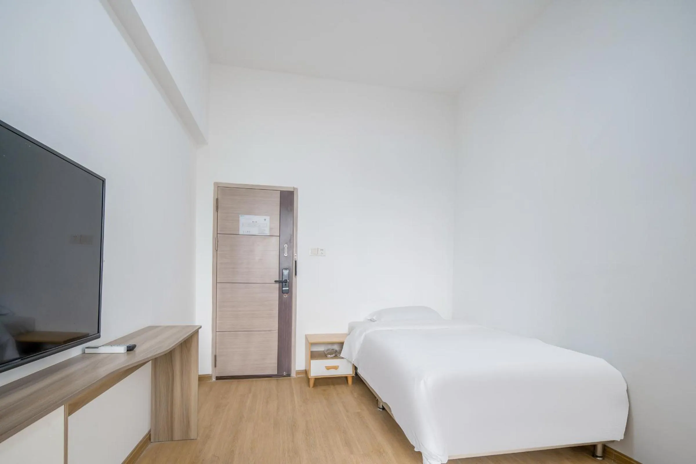 Bed in Sucha Hotel Xiamen Gaoqi International Airport