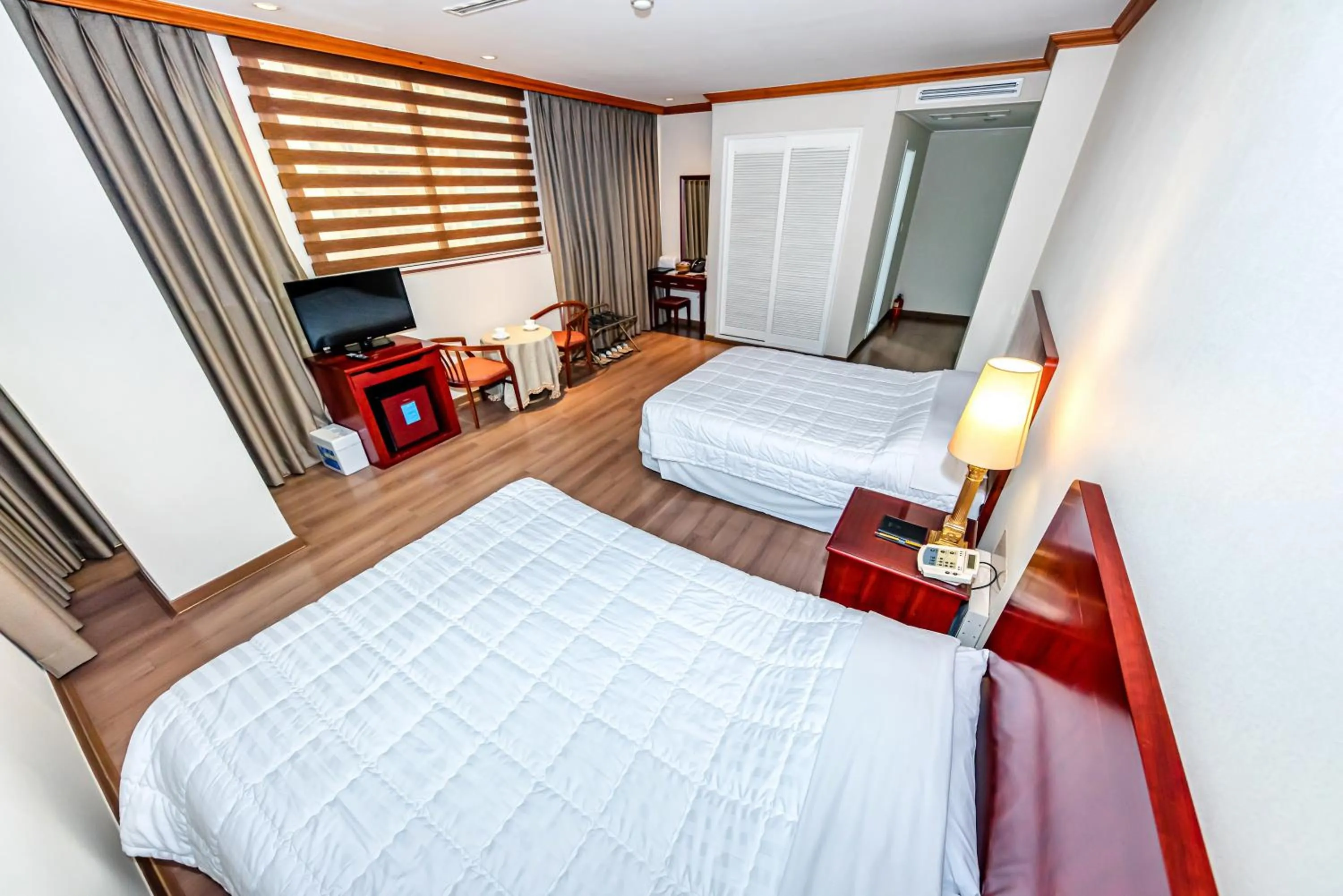 Bed in Samhaein Hotel