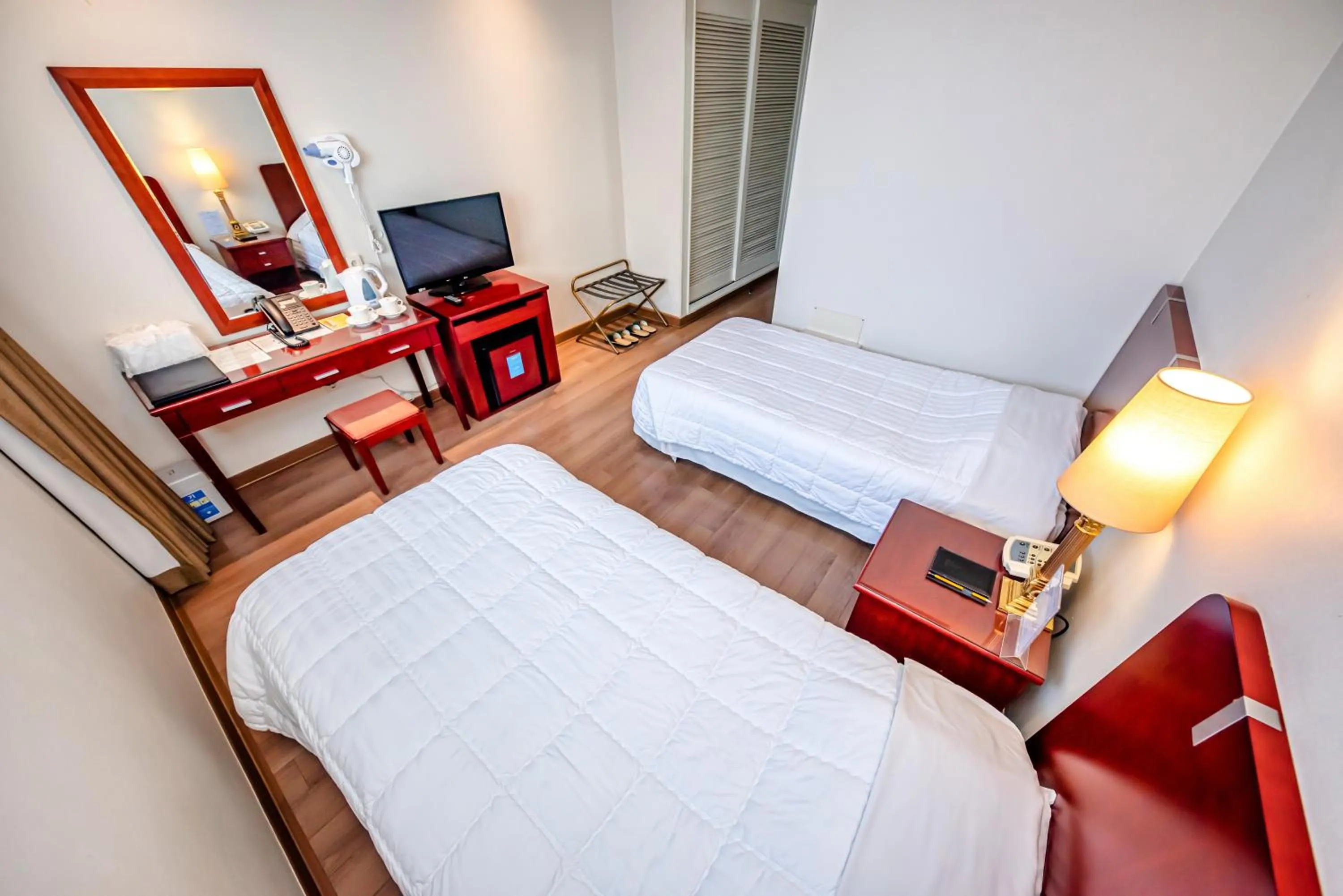 Bed in Samhaein Hotel