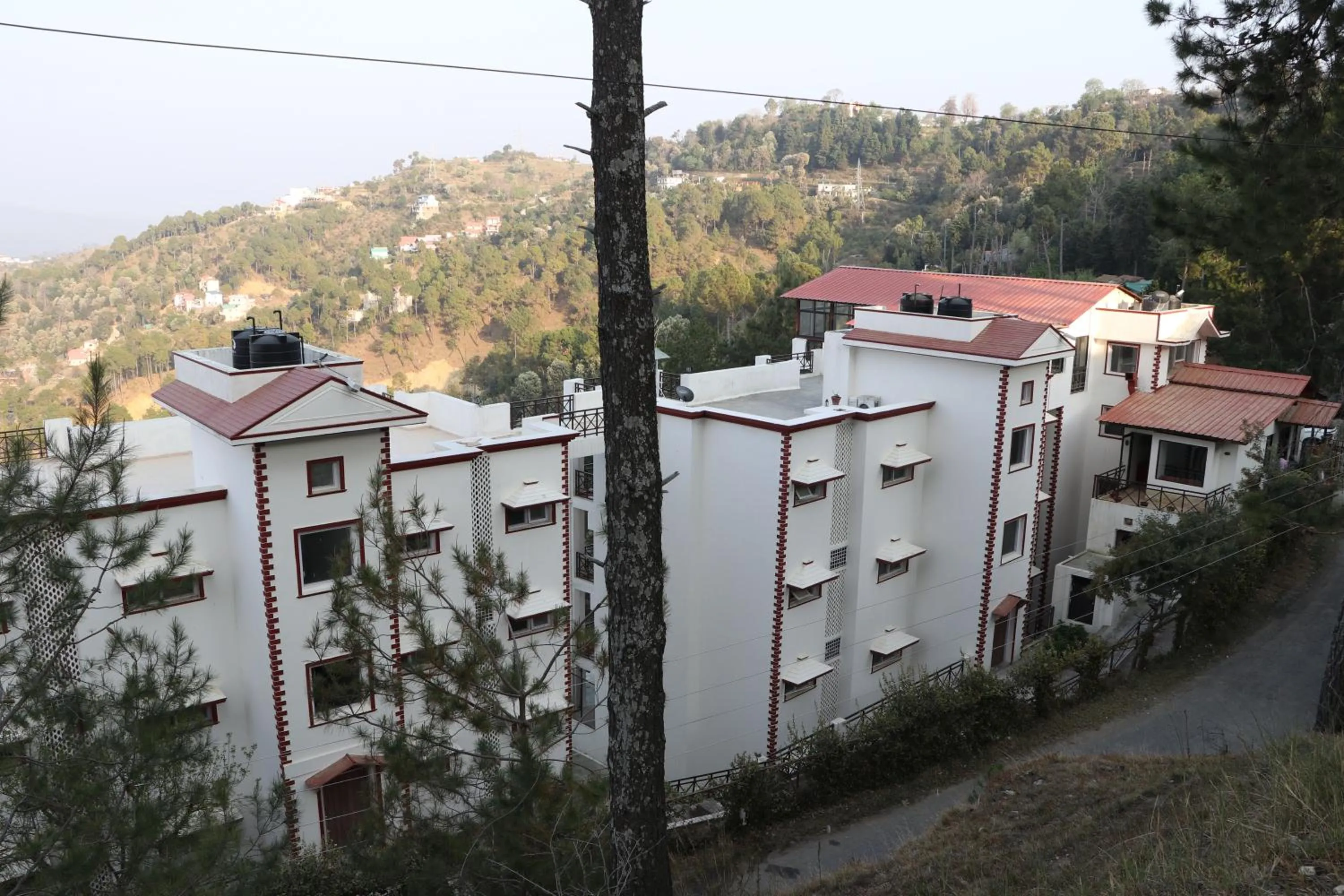 Bird's eye view in Woodsvilla Residency Ranikhet