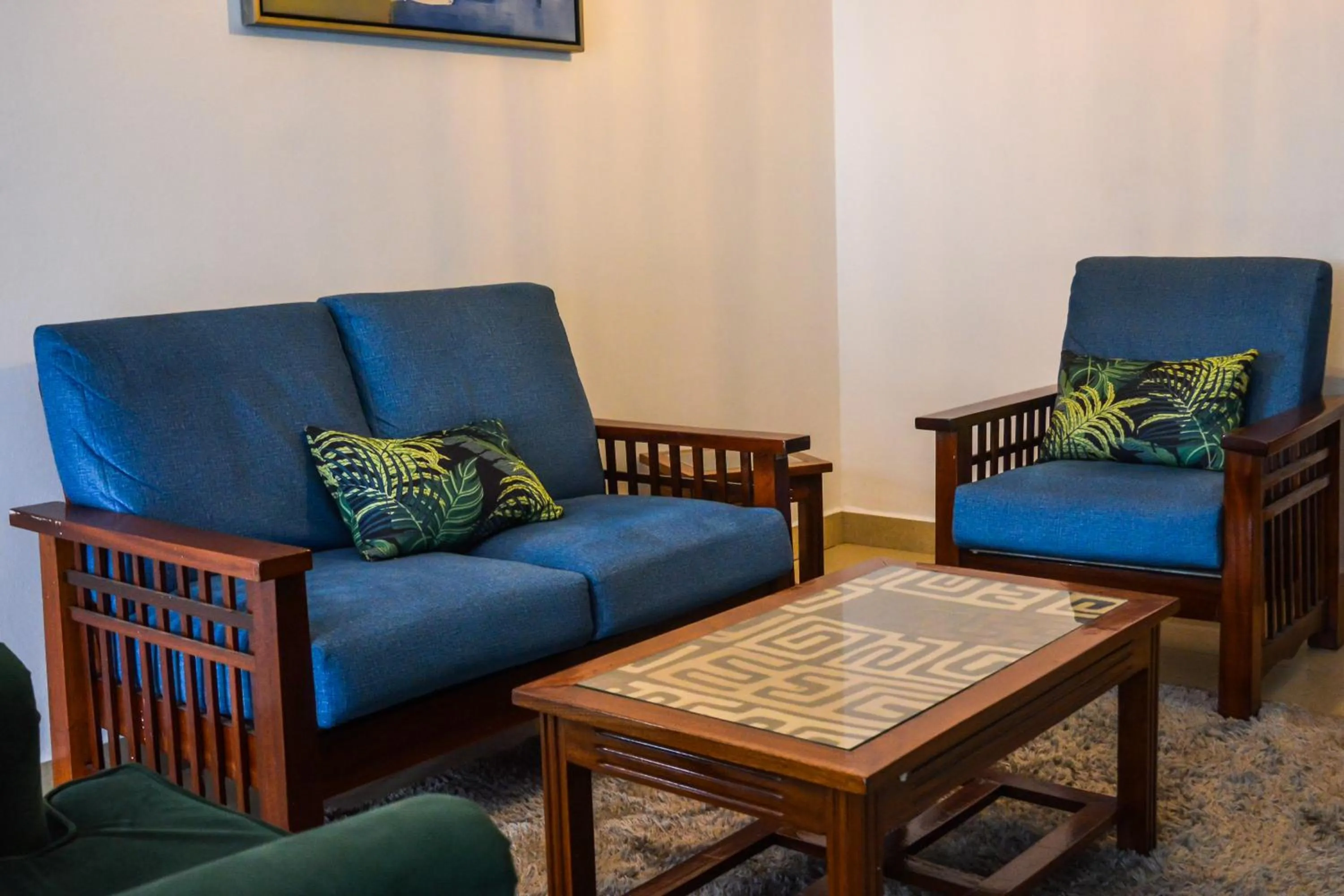 Living room in Brickwood Apartments