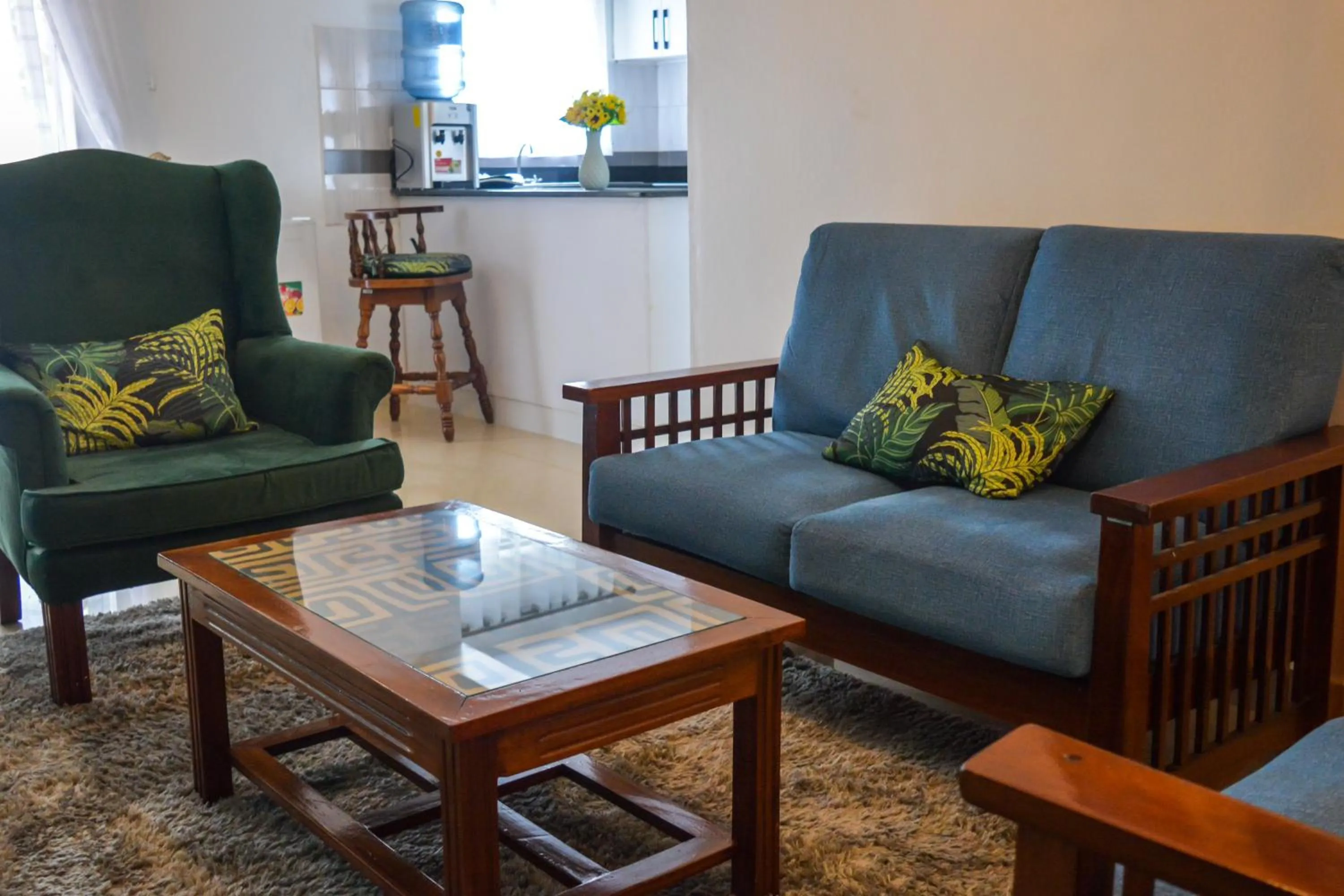 Living room in Brickwood Apartments