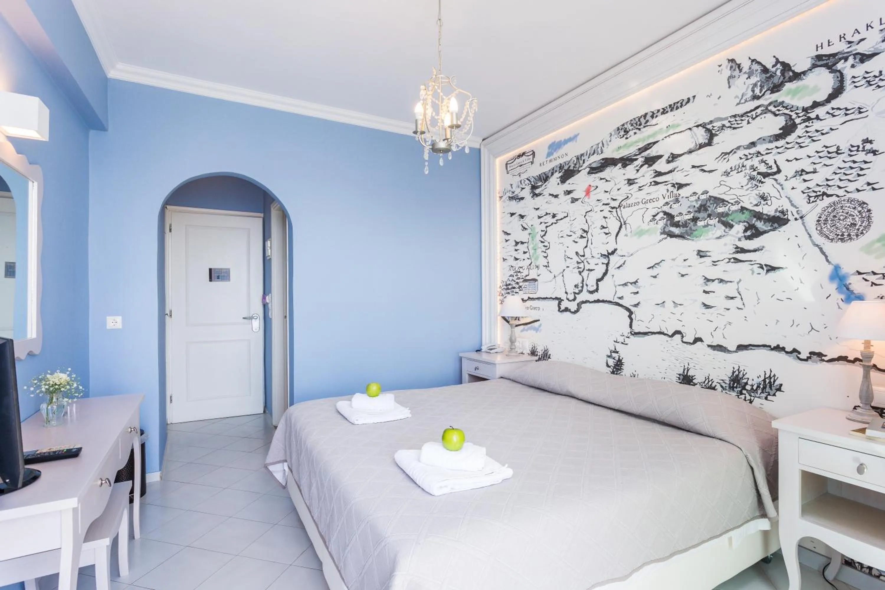 Bedroom, Bed in Palazzo Greco