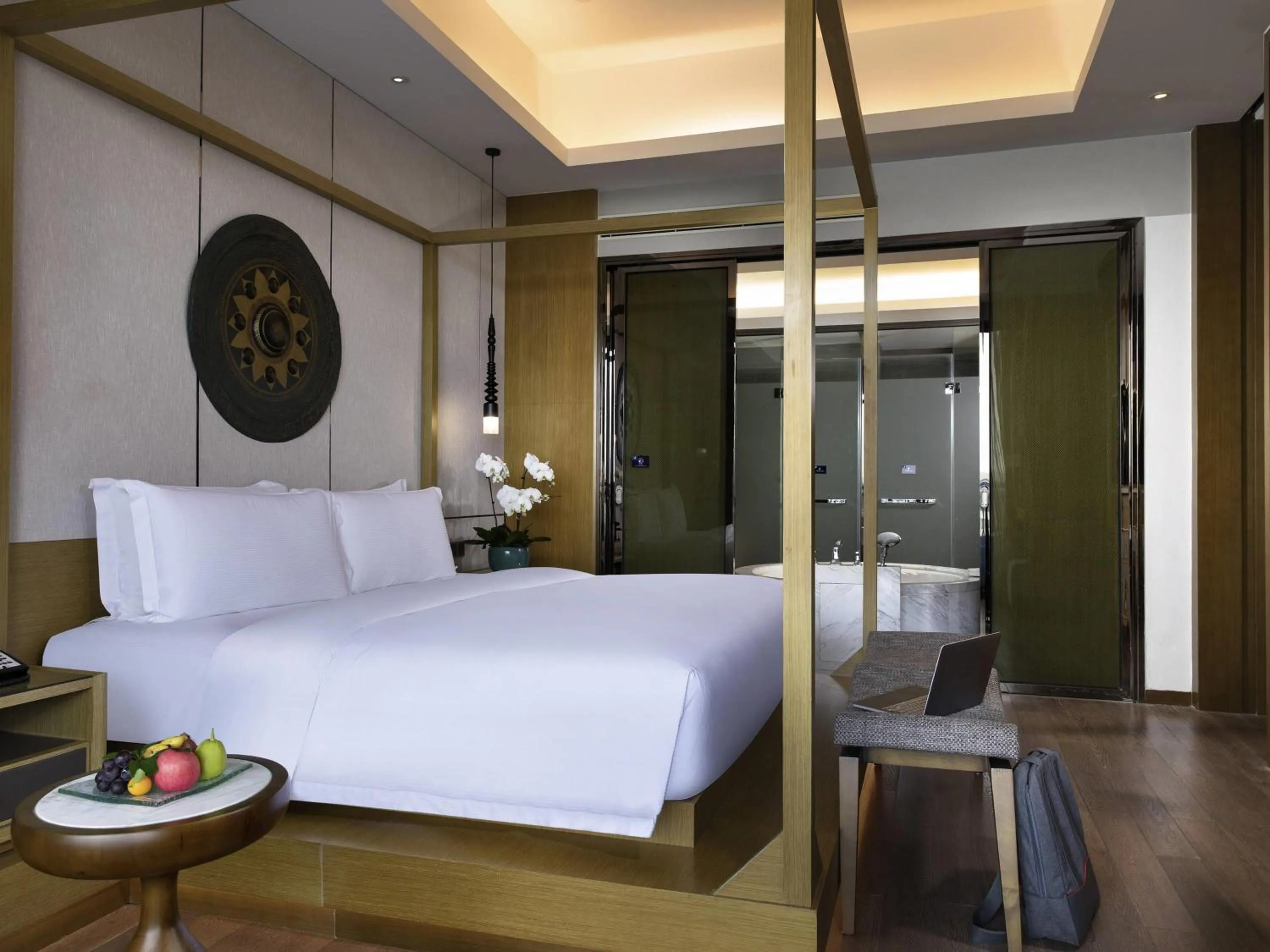 Bedroom, Bed in Pullman Resort Xishuangbanna