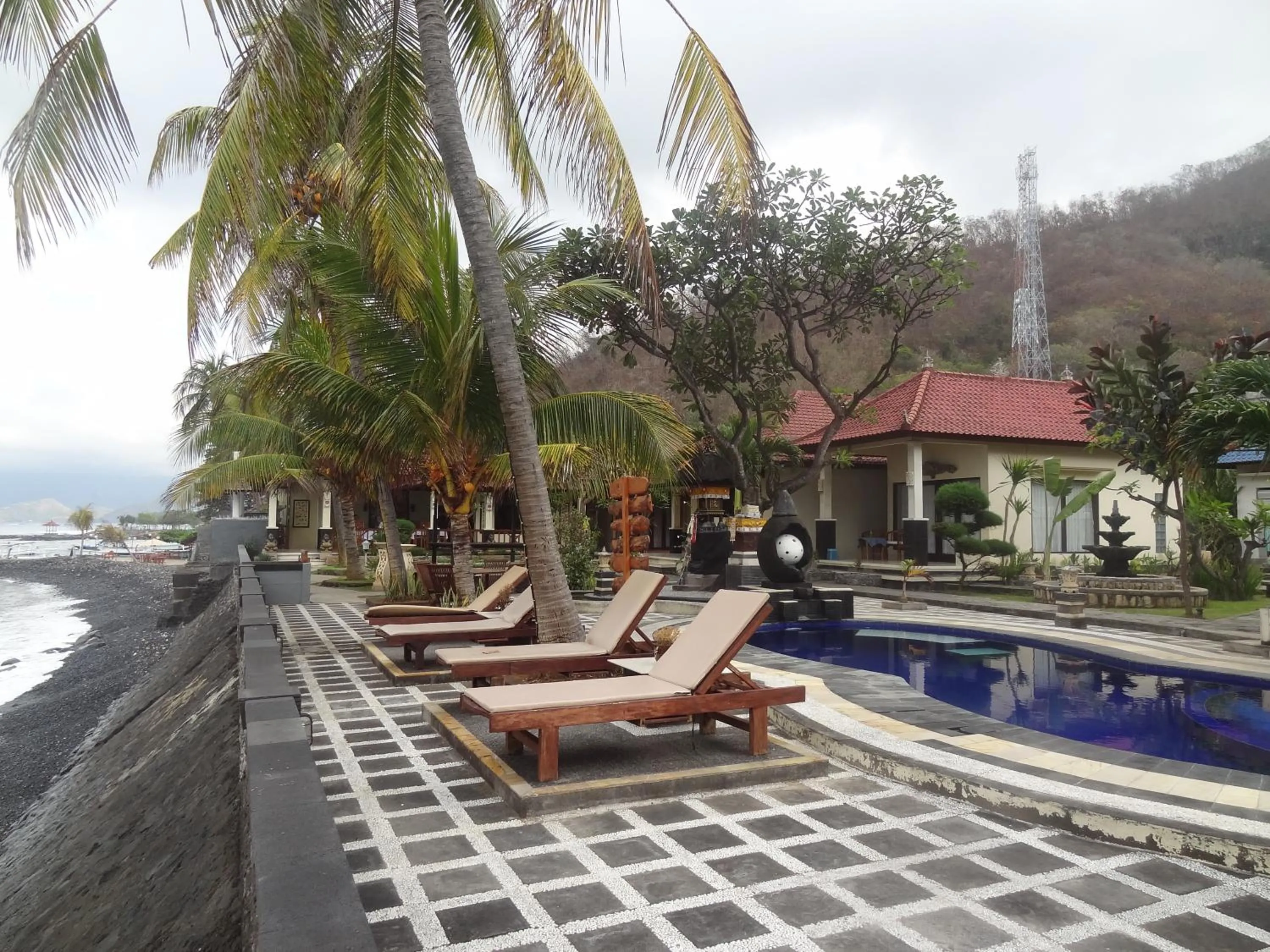 Balcony/Terrace in Segara Wangi Beach Cottages