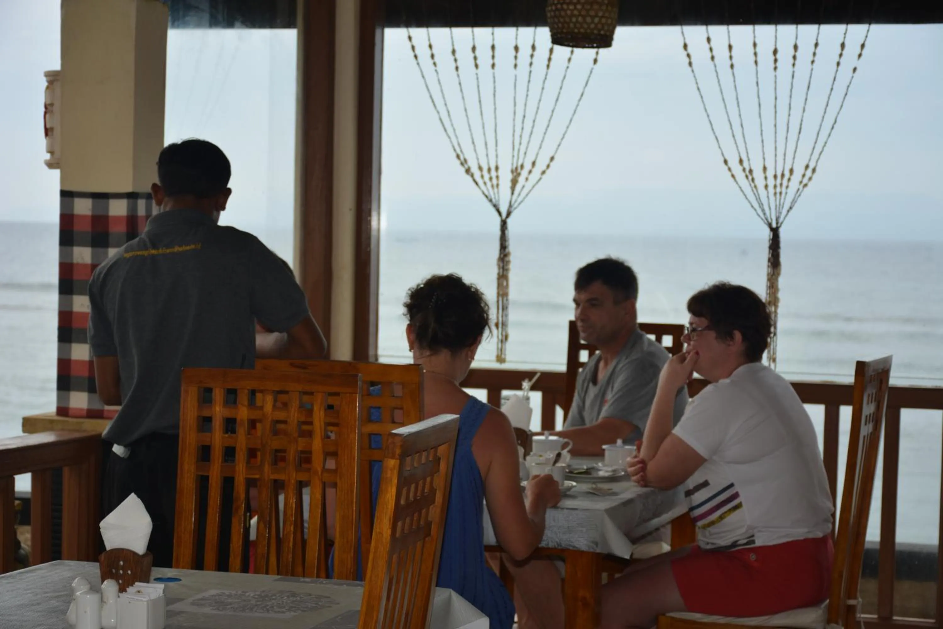 Dining area in Segara Wangi Beach Cottages