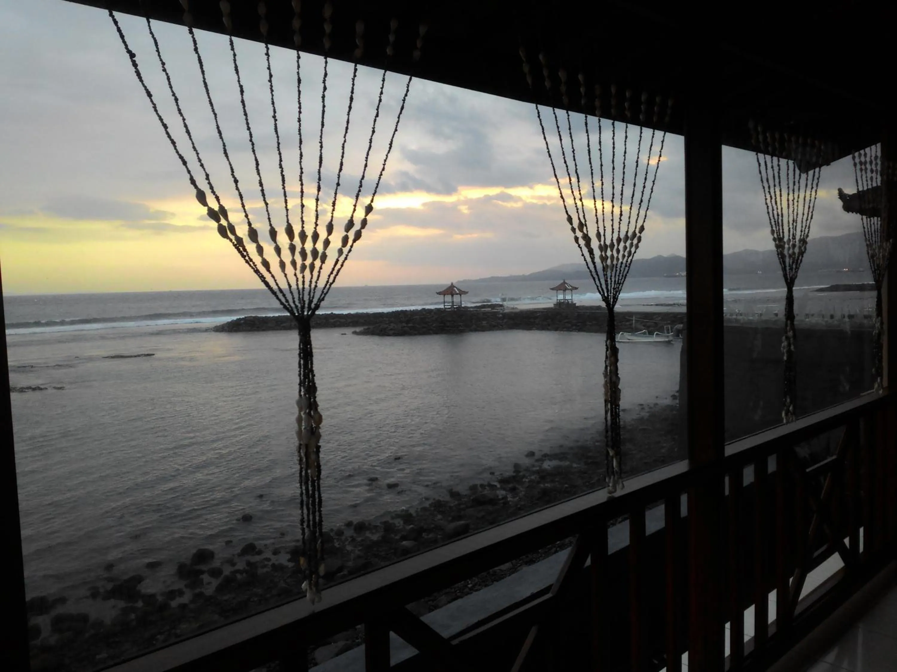 Sea view in Segara Wangi Beach Cottages