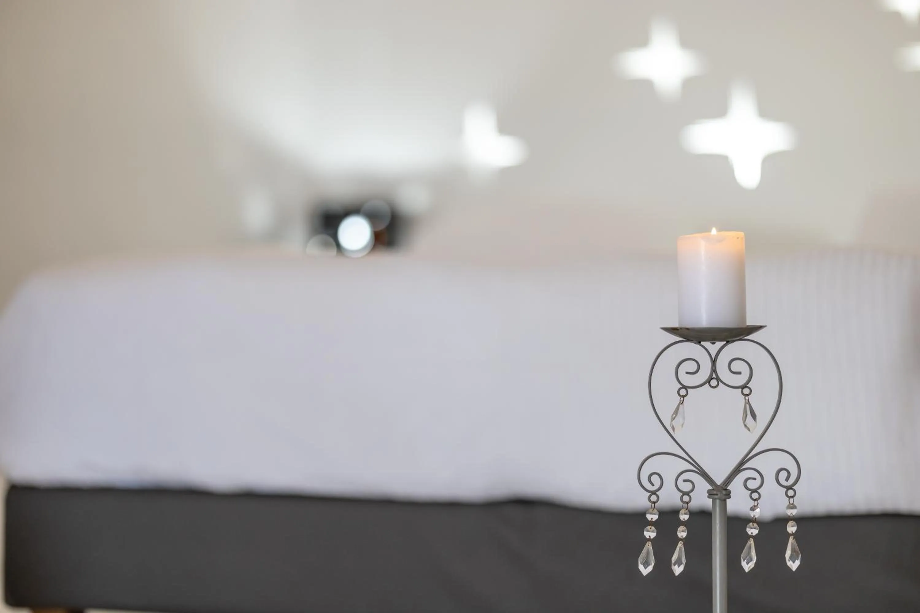 Decorative detail, Bed in Asteras Villas