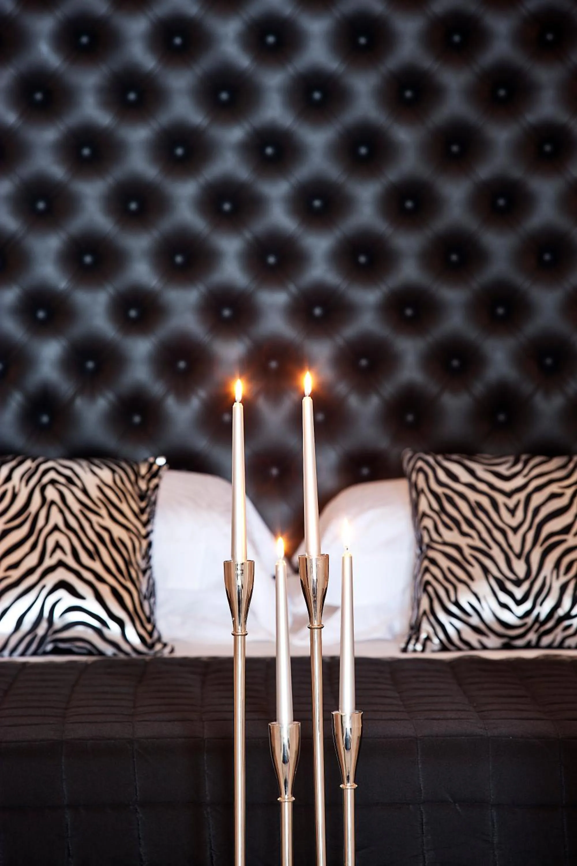 Decorative detail, Bed in Asteras Villas