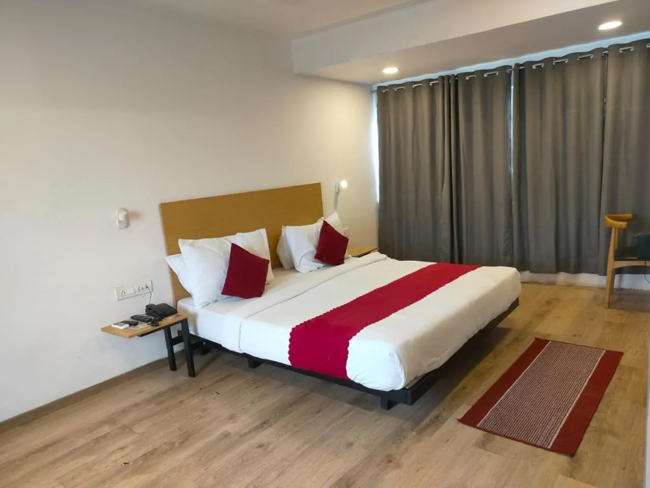 Bed in SwagStay Hotel Century, Nagpur