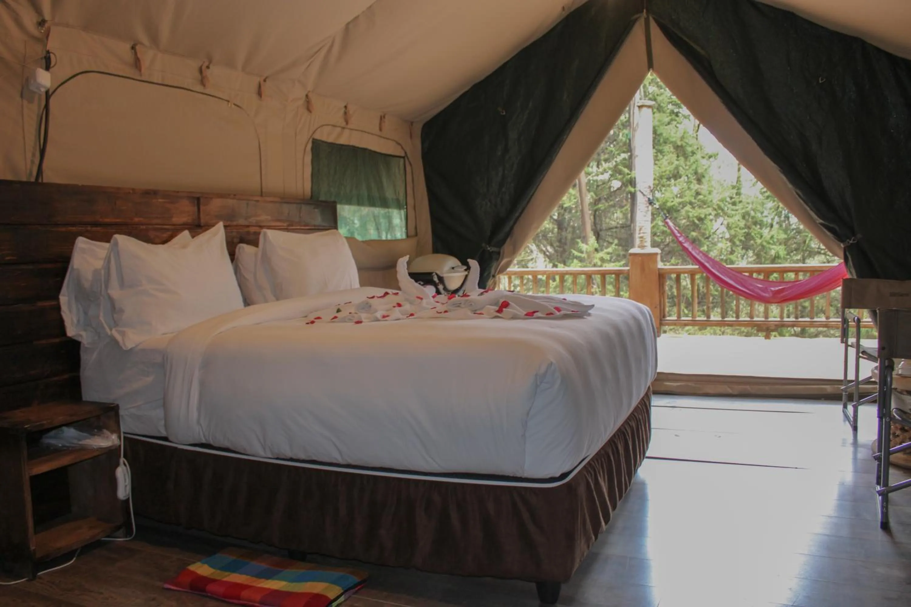 Bed in Kuriftu Entoto Adventure Park