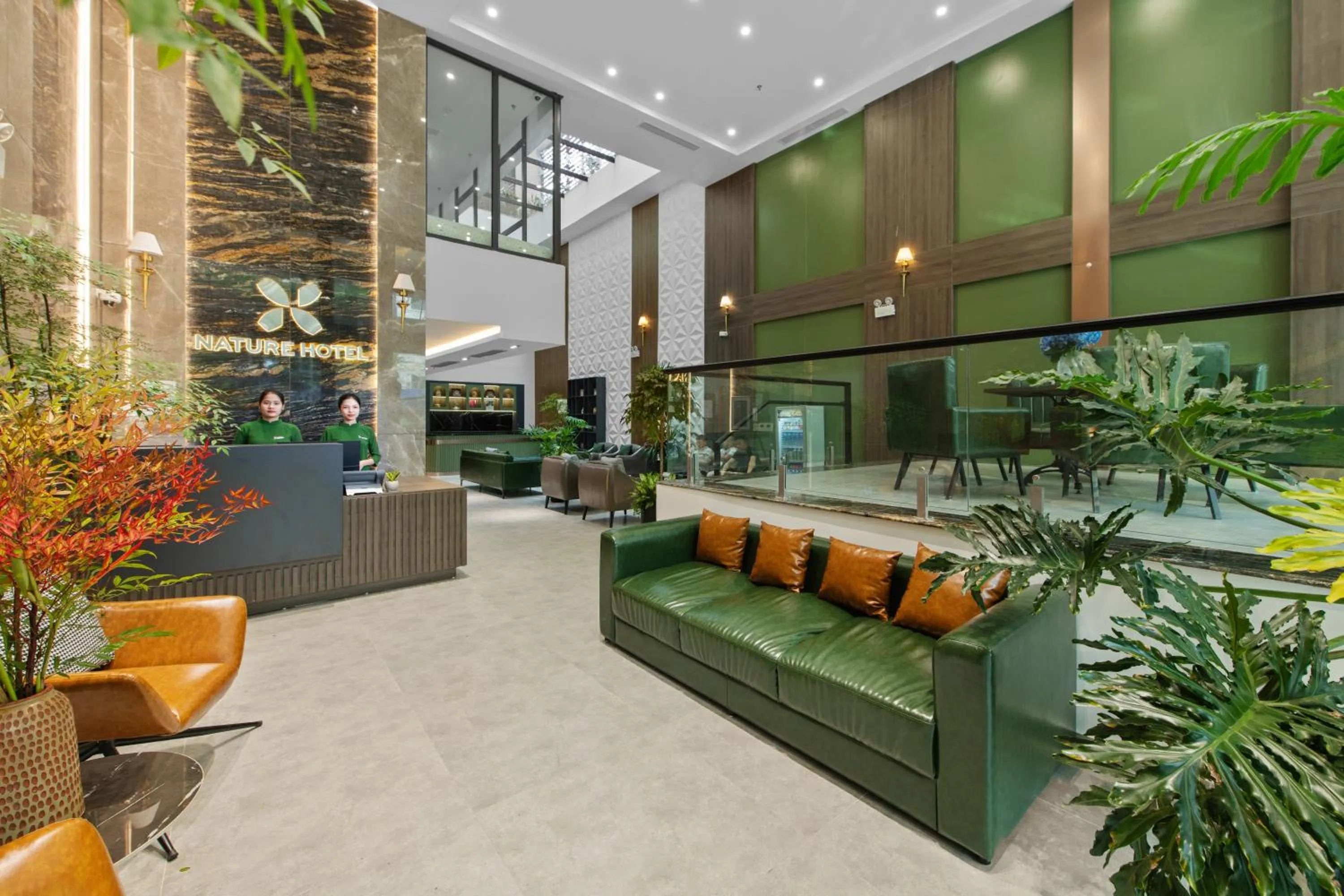 Lobby or reception in Nature Hotel - Lac Long Quan