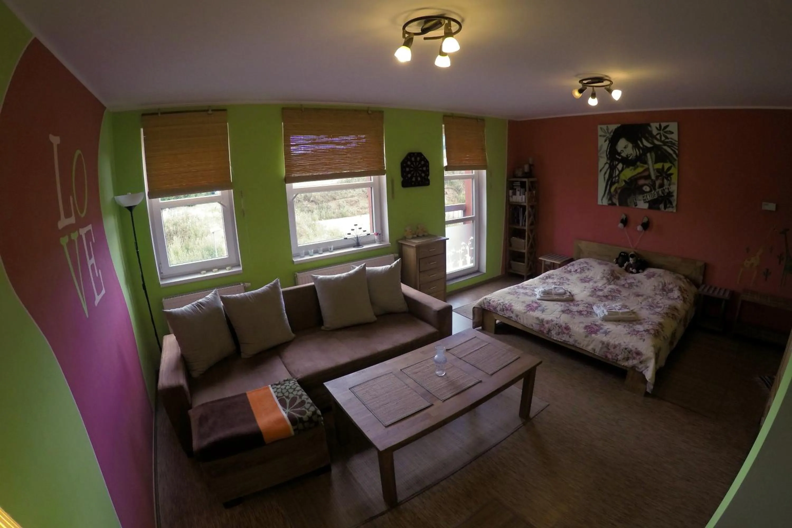 Bed in Studio Krušné Hory Klínovec