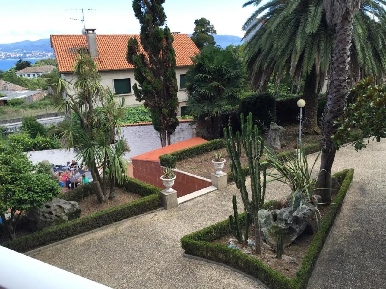 Garden in Hostal Las Vegas