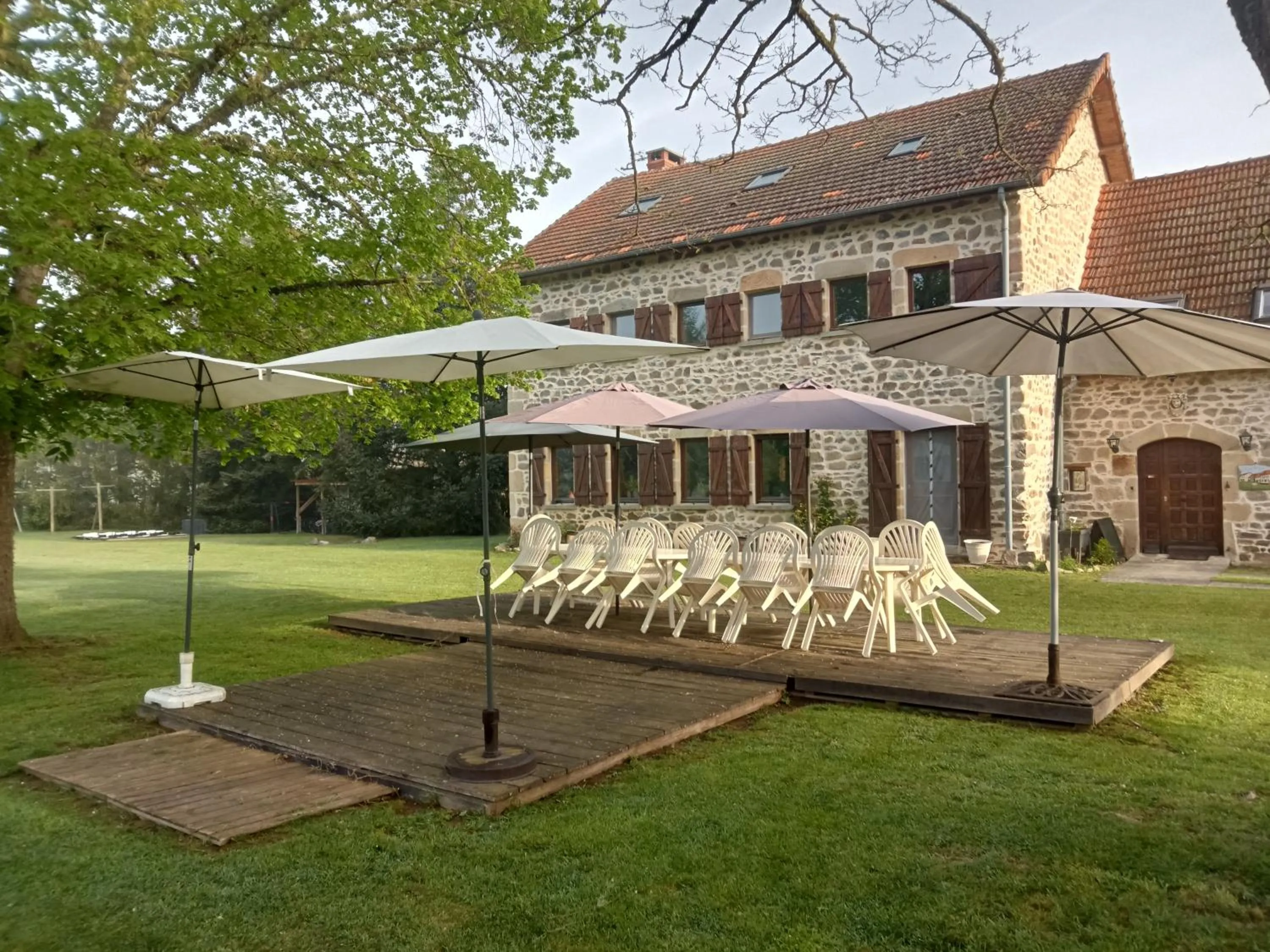 Balcony/Terrace in A l'Orée du Parc