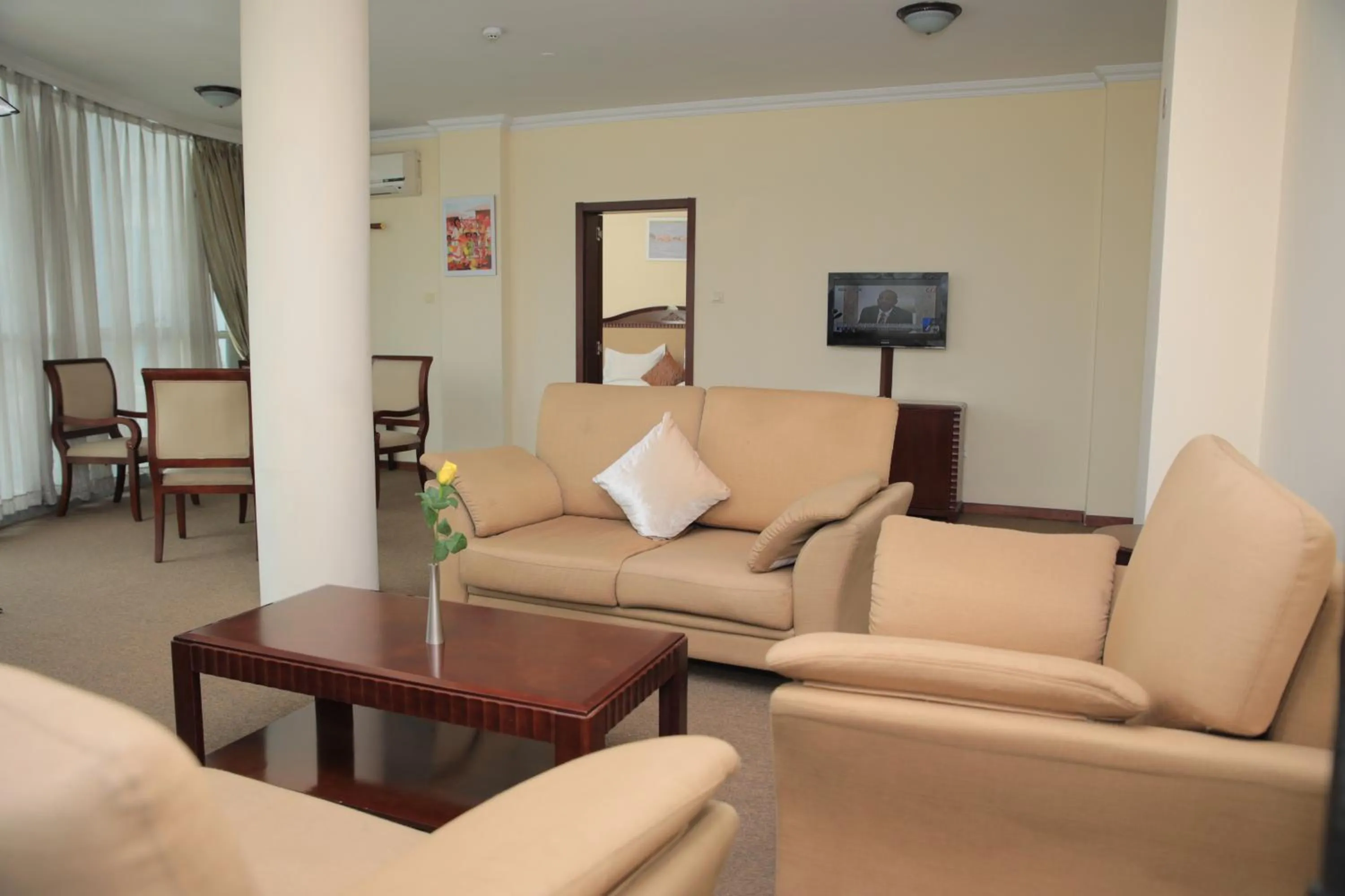Living room in Debredamo Hotel