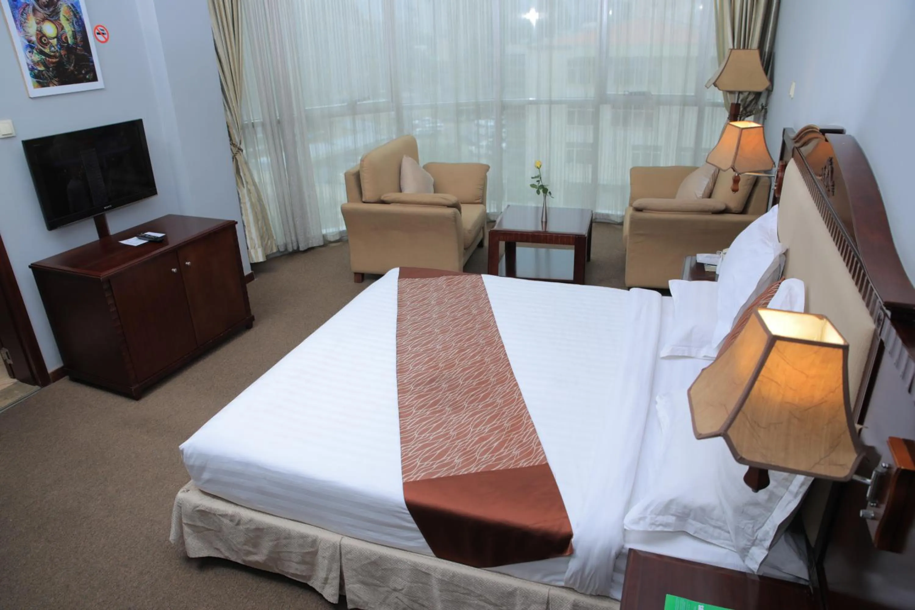 Photo of the whole room, Bed in Debredamo Hotel