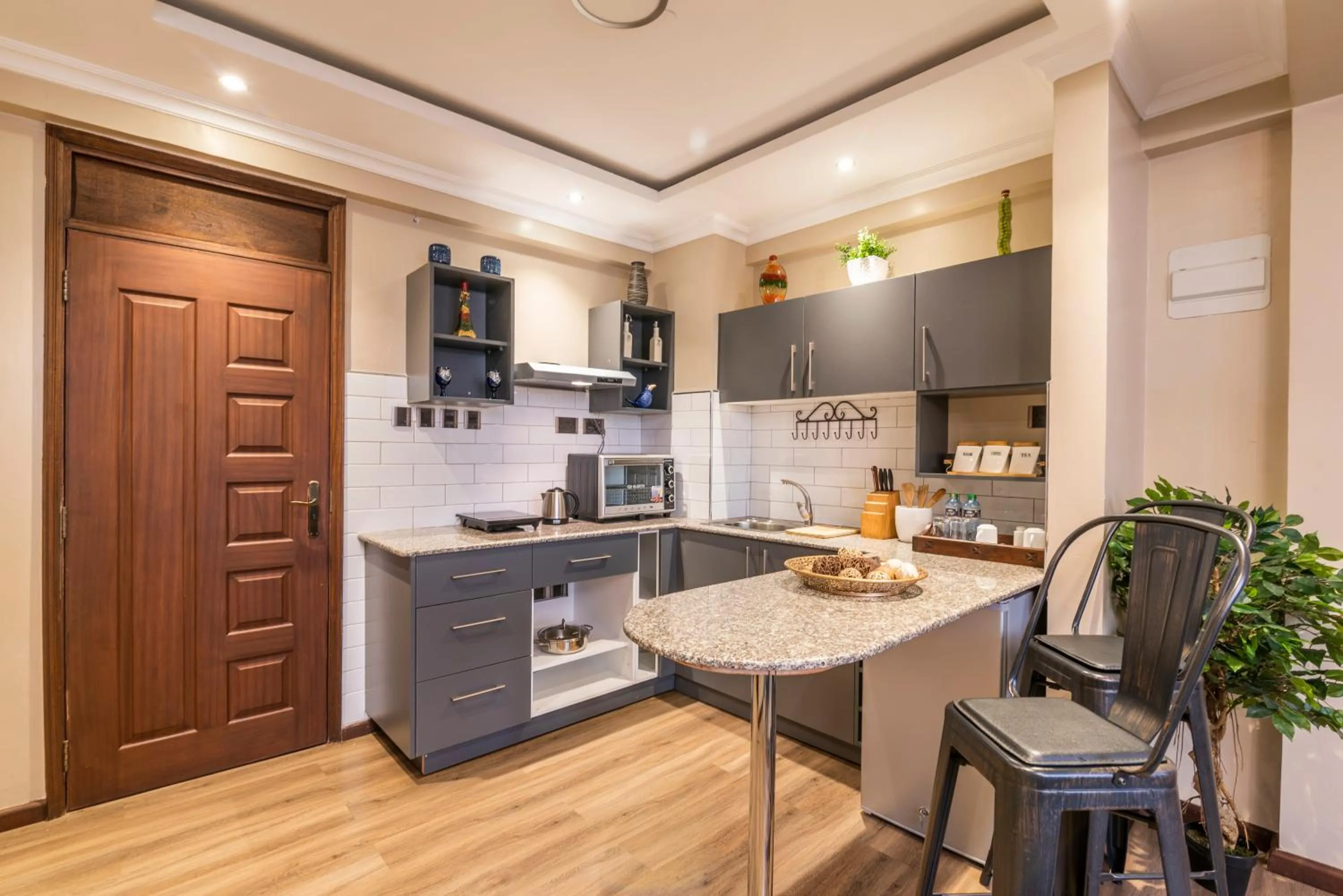 Kitchen or kitchenette in Fair Acres Boutique Hotel Karen