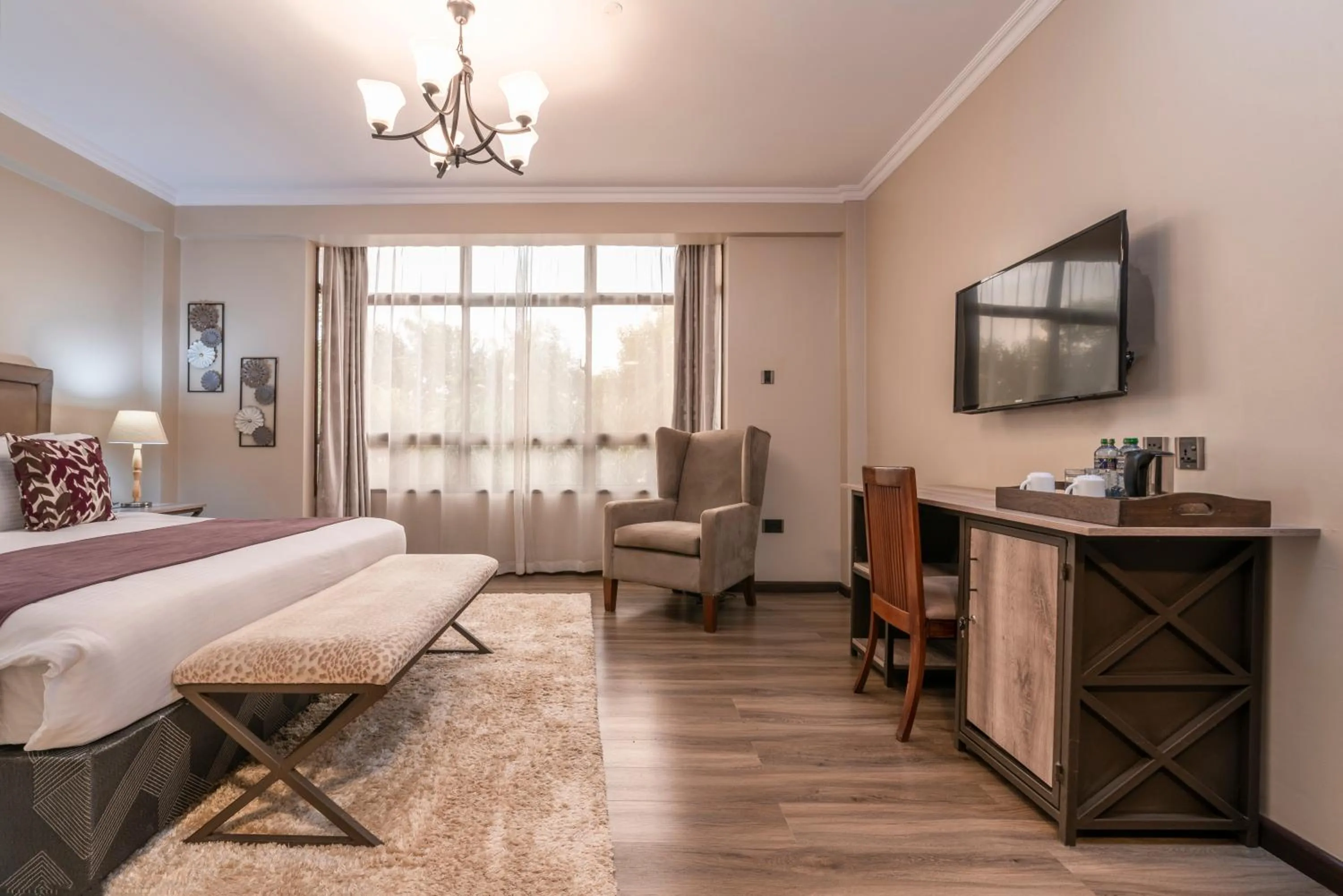 TV and multimedia, Bed in Fair Acres Boutique Hotel Karen