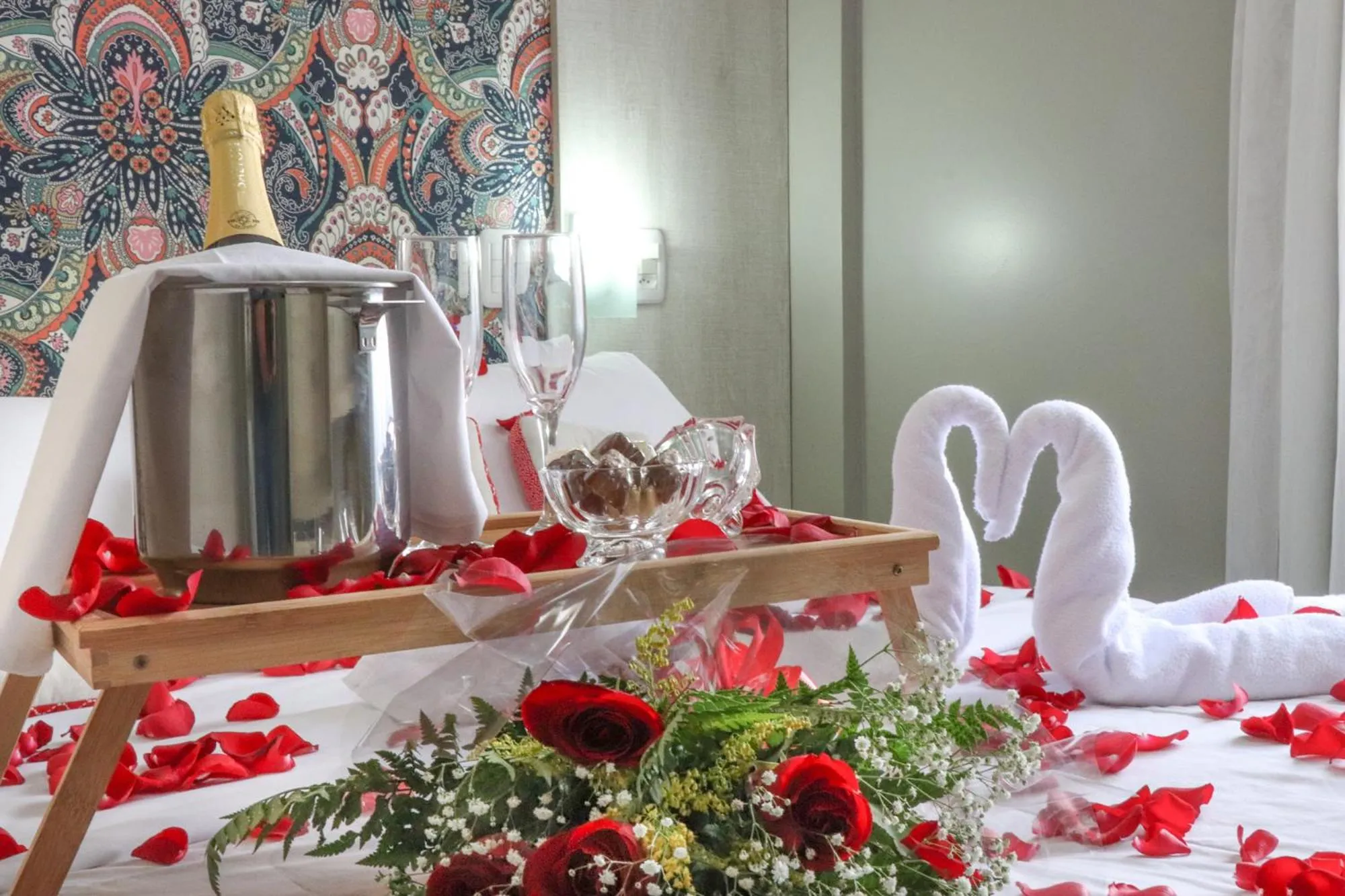 Decorative detail, Bed in Pousada Viena