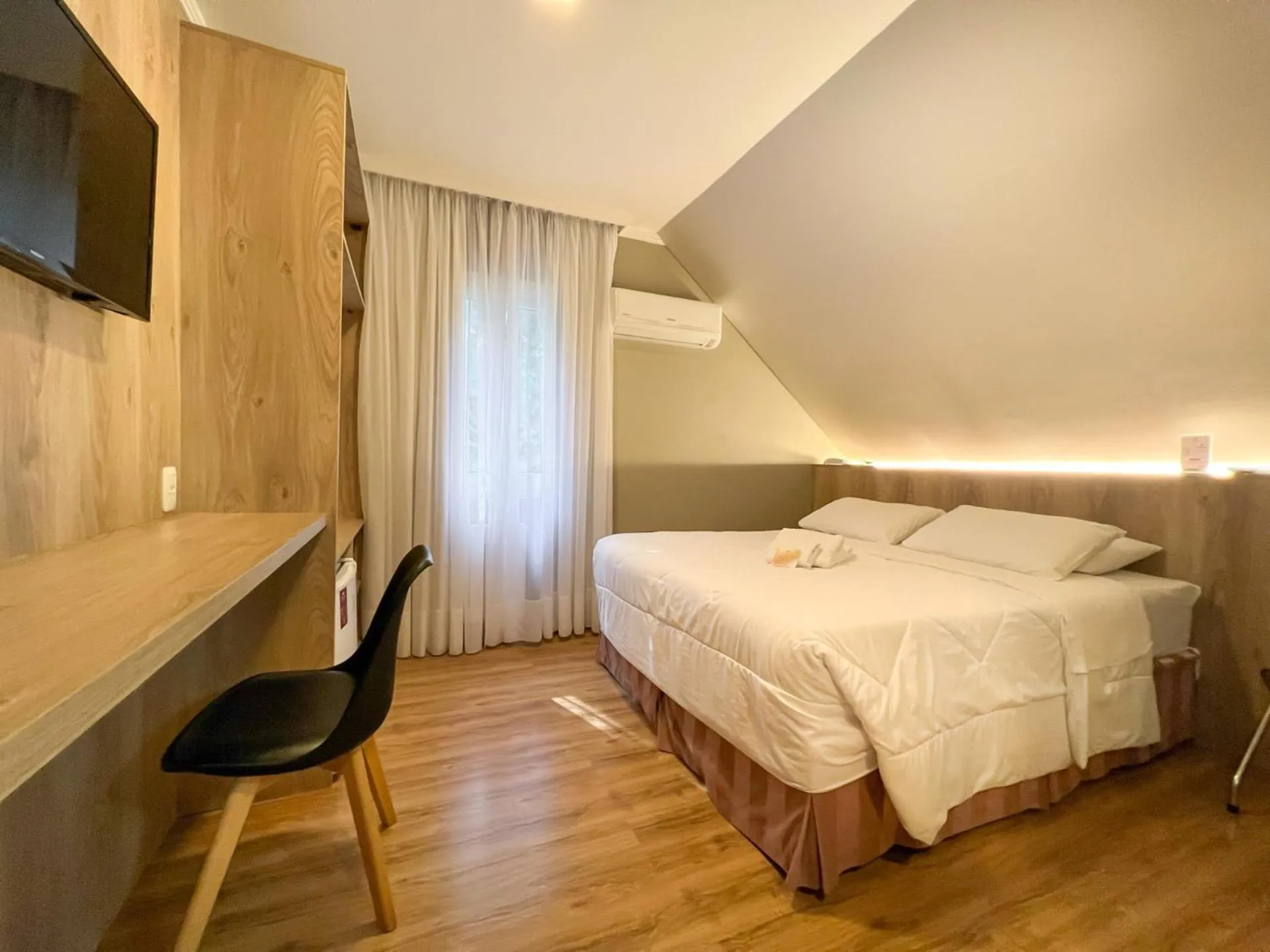 Bedroom, Bed in Pousada Viena