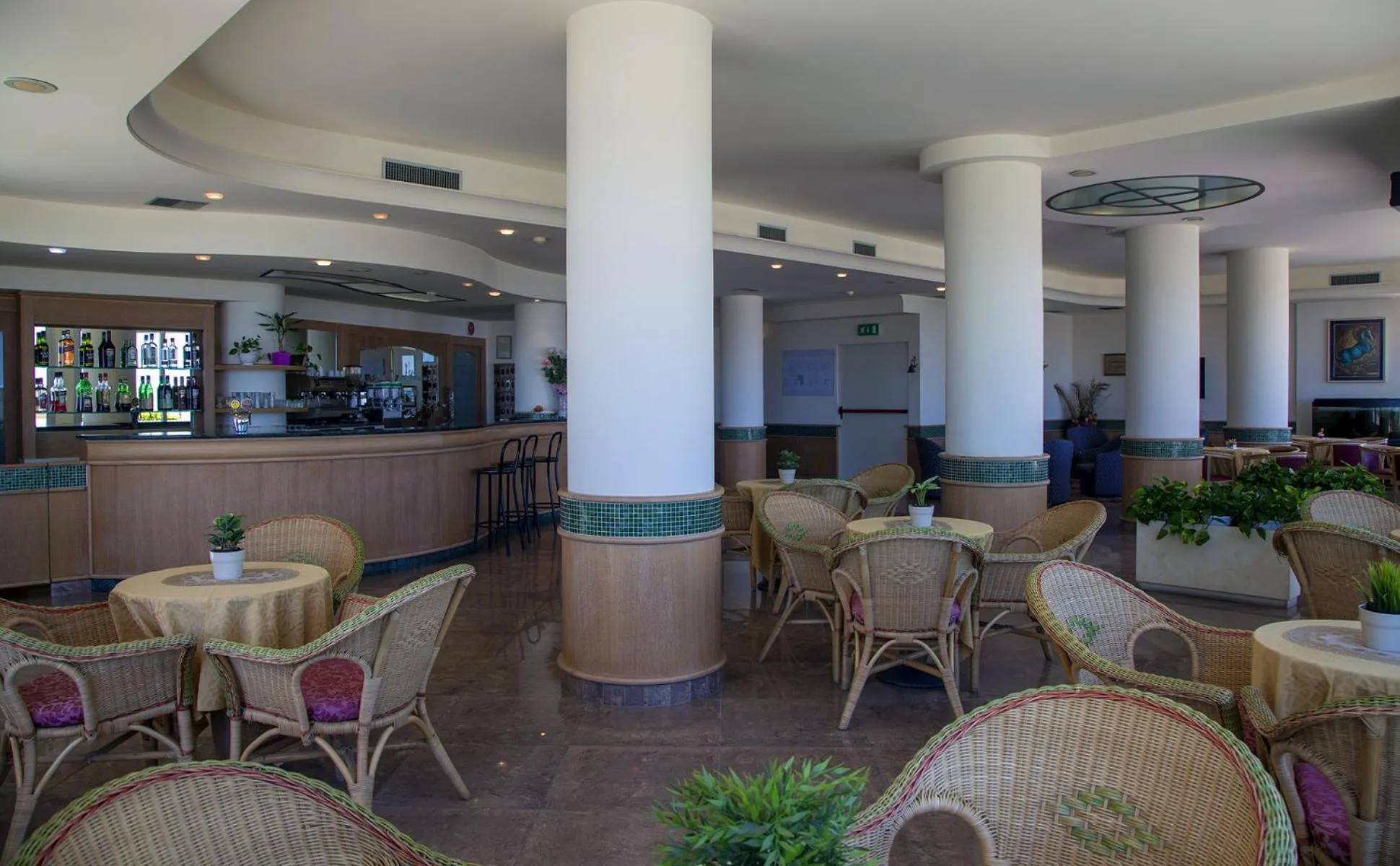 Communal lounge/ TV room in Hotel Dei Cesari