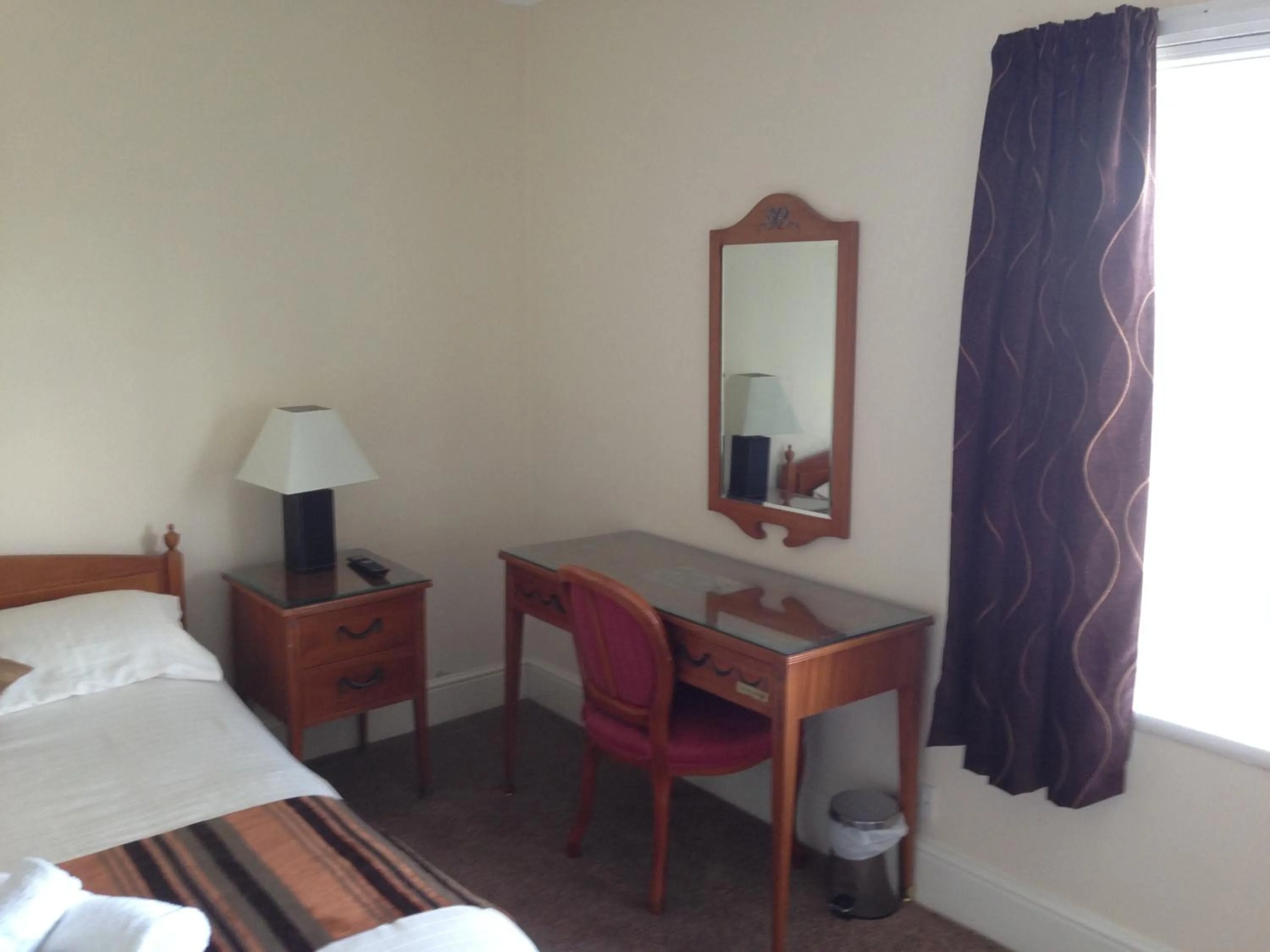 Seating area in Victoria hotel