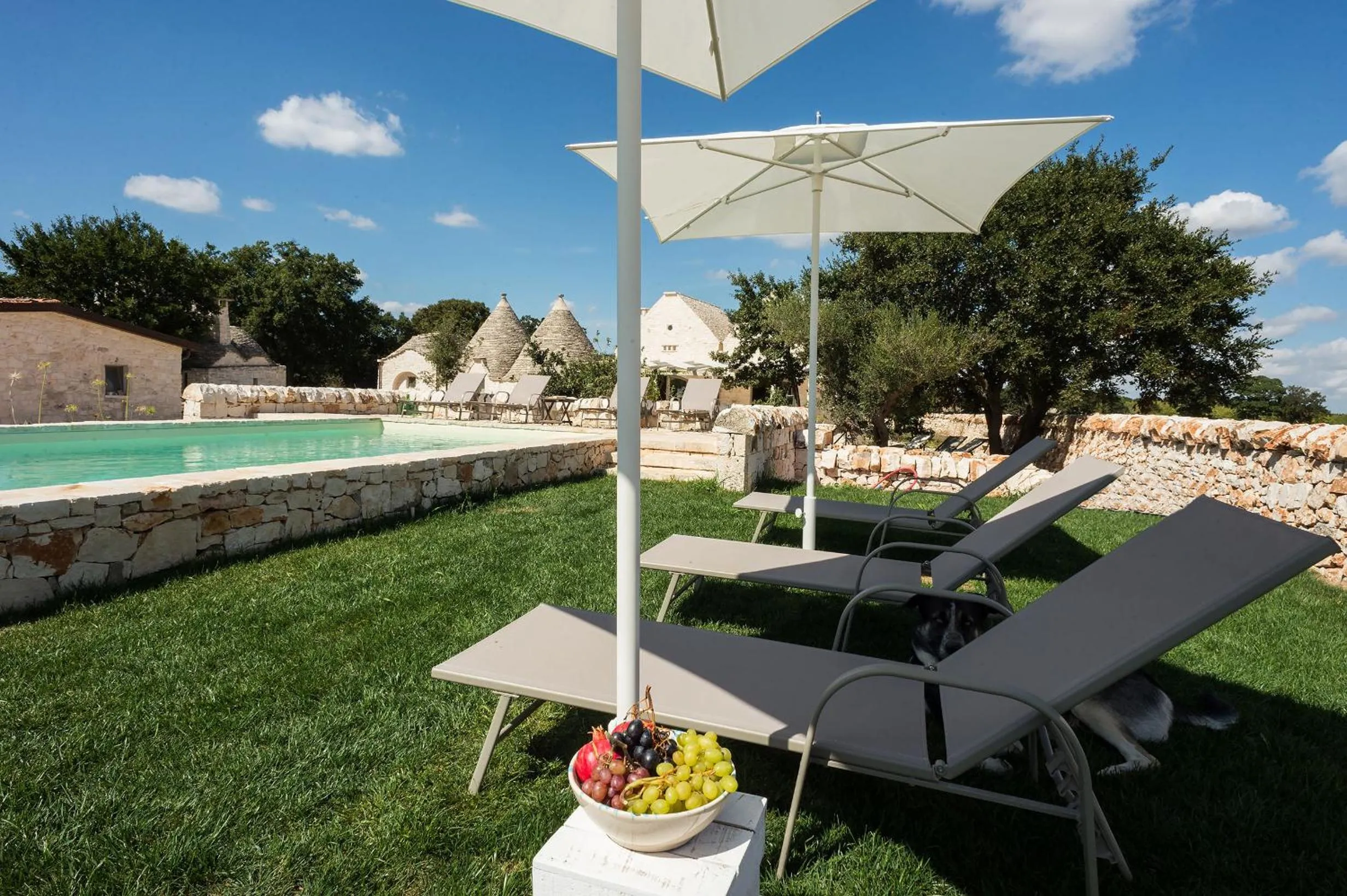 Pool view in Le Dieci Porte