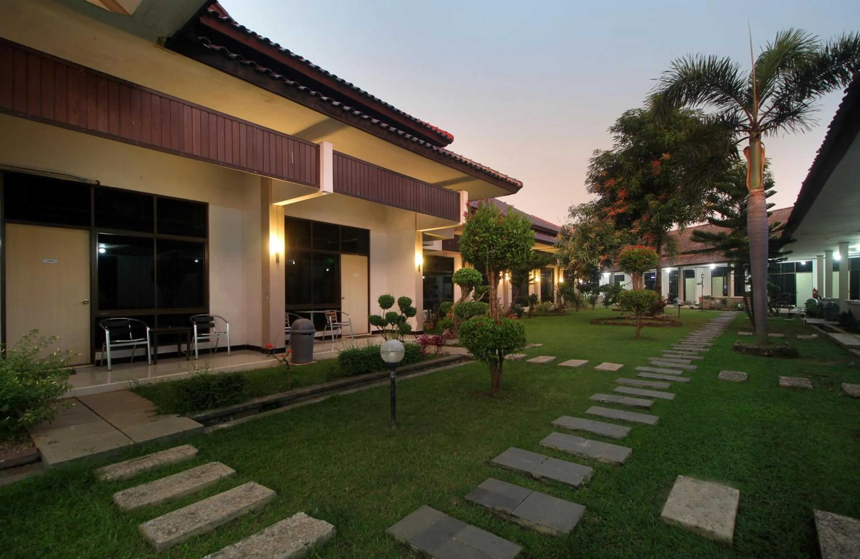 Garden in Hotel Grand Trisula Indramayu