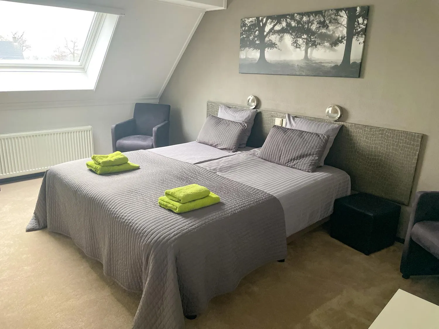 Bed in Wellnesshotel Spabron