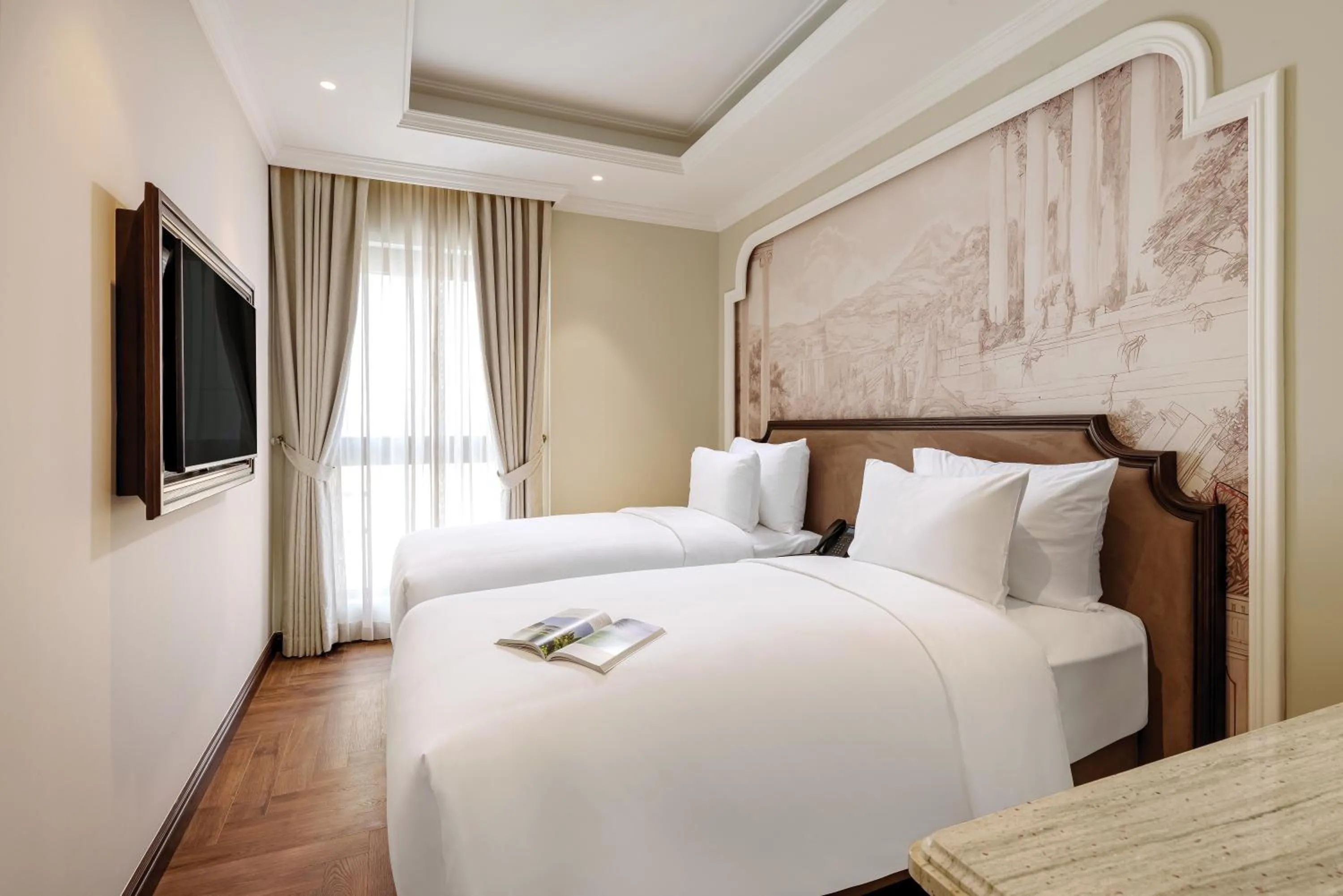 Bedroom, Bed in Heritage Ham Long Hotel and Spa