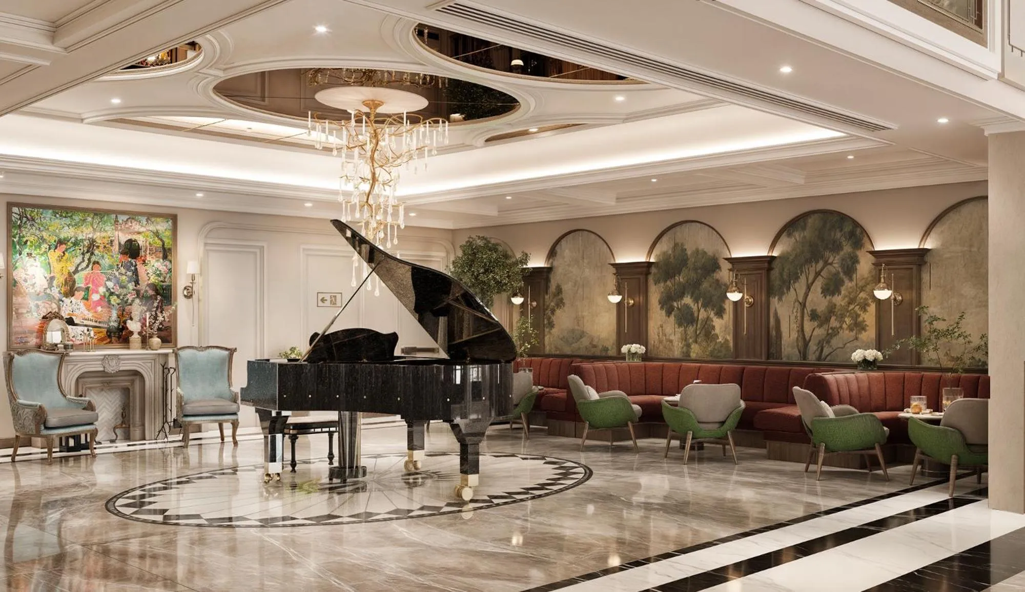 Seating area in Heritage Ham Long Hotel and Spa