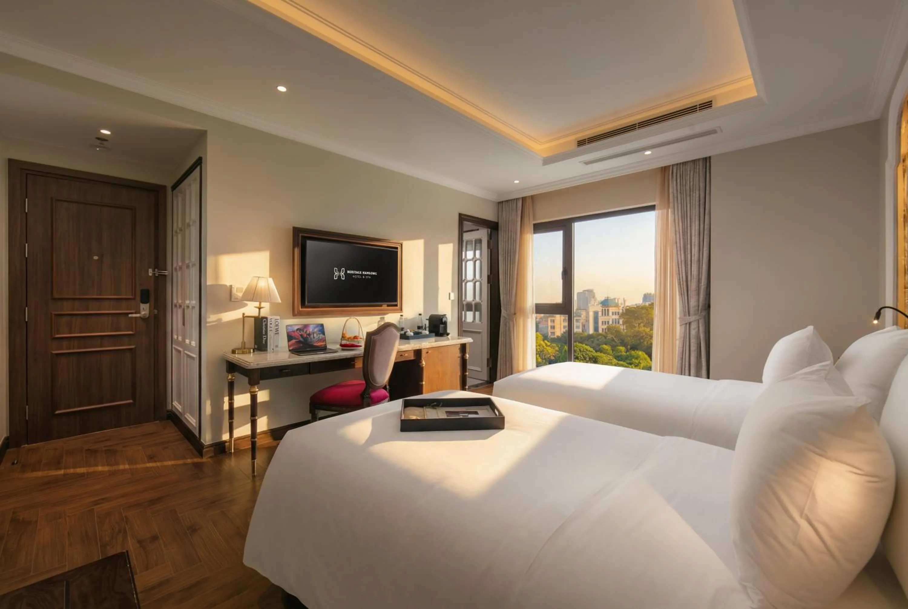 Bedroom, Bed in Heritage Ham Long Hotel and Spa