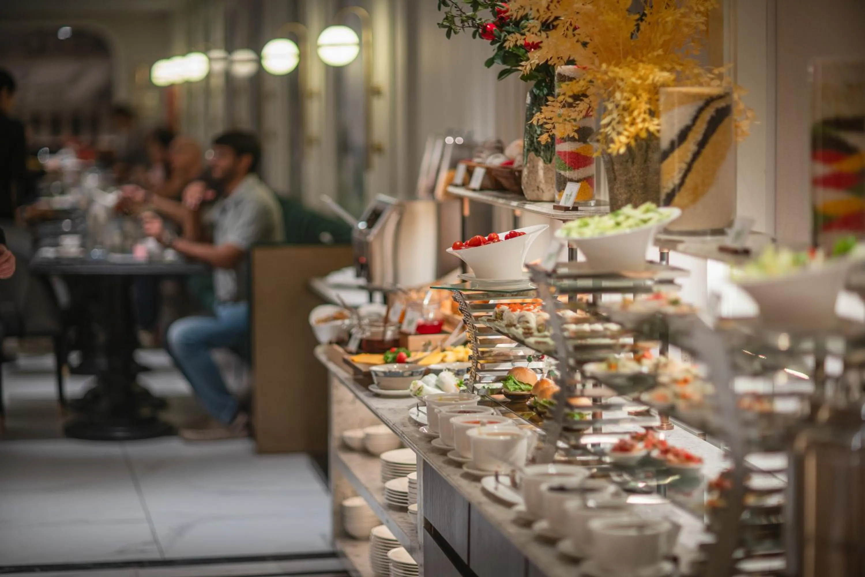 Buffet breakfast in Heritage Ham Long Hotel and Spa